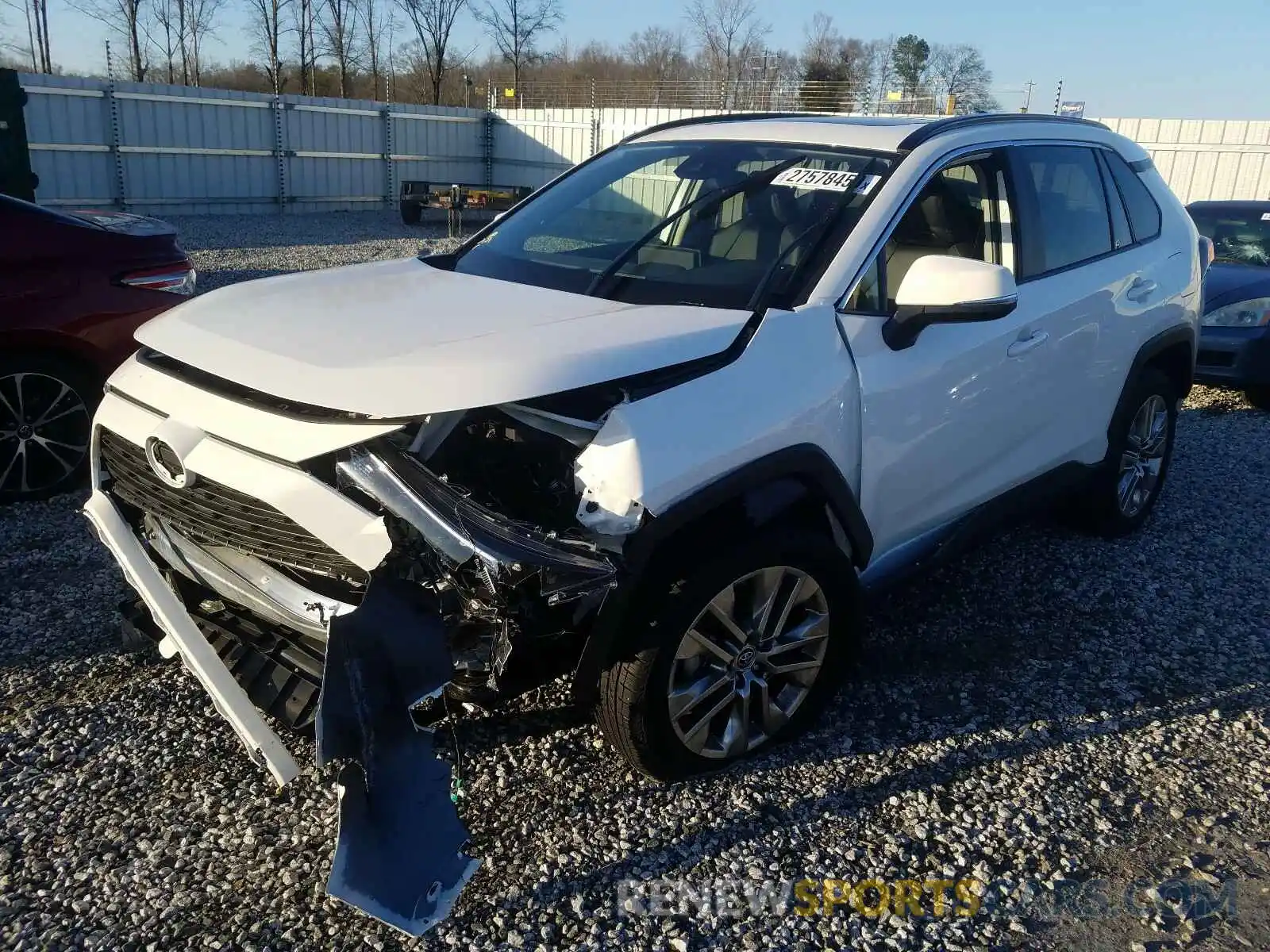 2 Photograph of a damaged car JTMC1RFV8KD015973 TOYOTA RAV4 2019