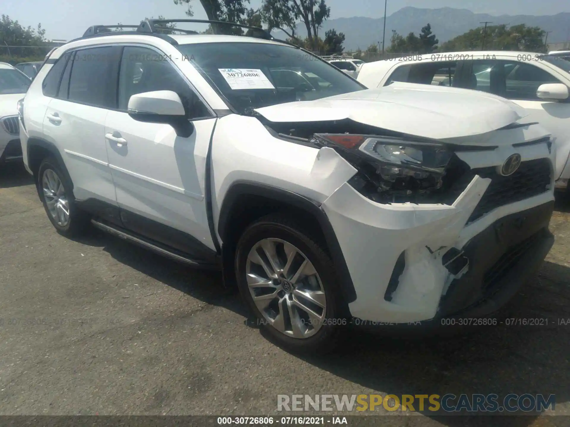 1 Photograph of a damaged car JTMC1RFV8KD034149 TOYOTA RAV4 2019