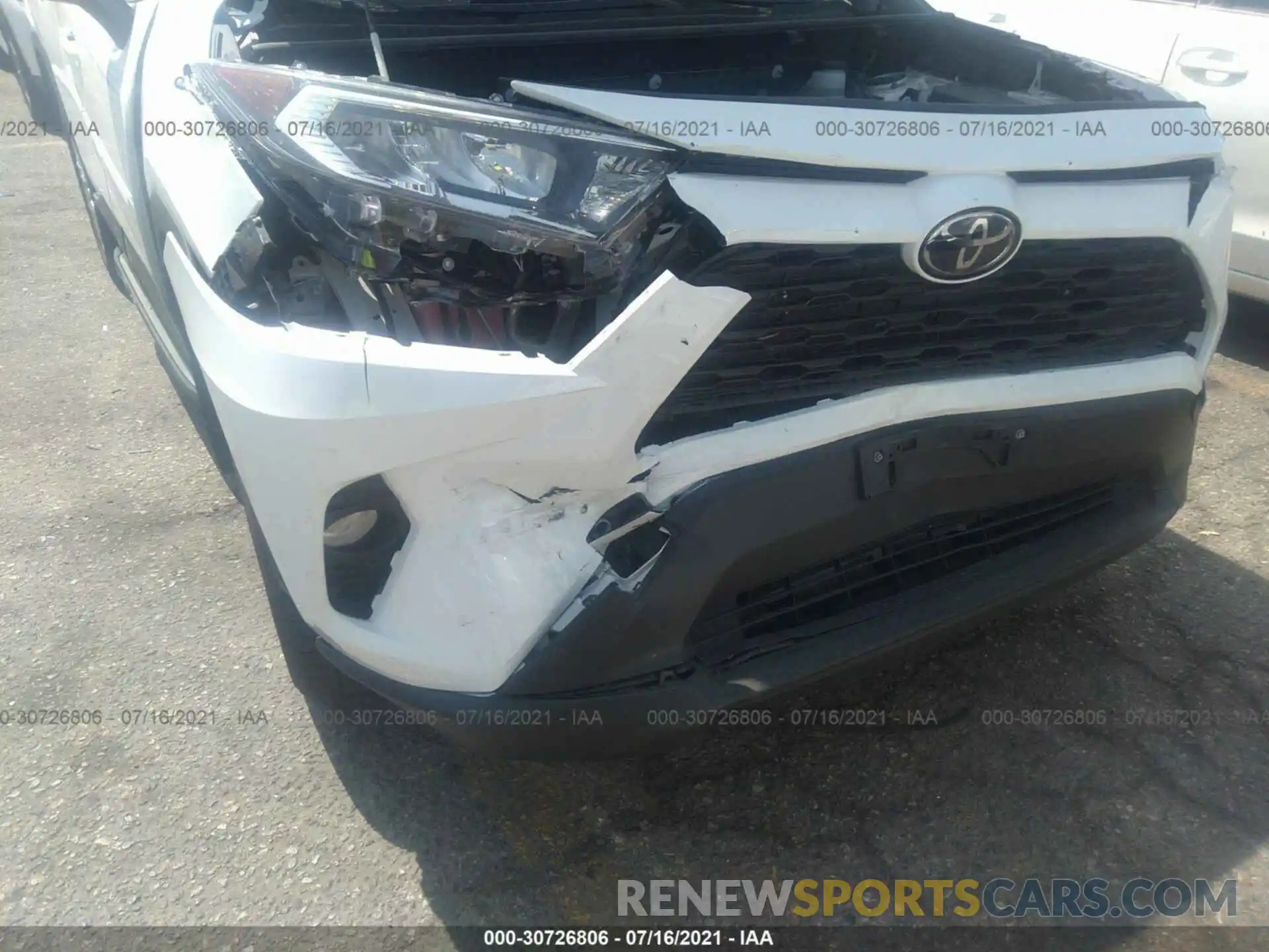 6 Photograph of a damaged car JTMC1RFV8KD034149 TOYOTA RAV4 2019