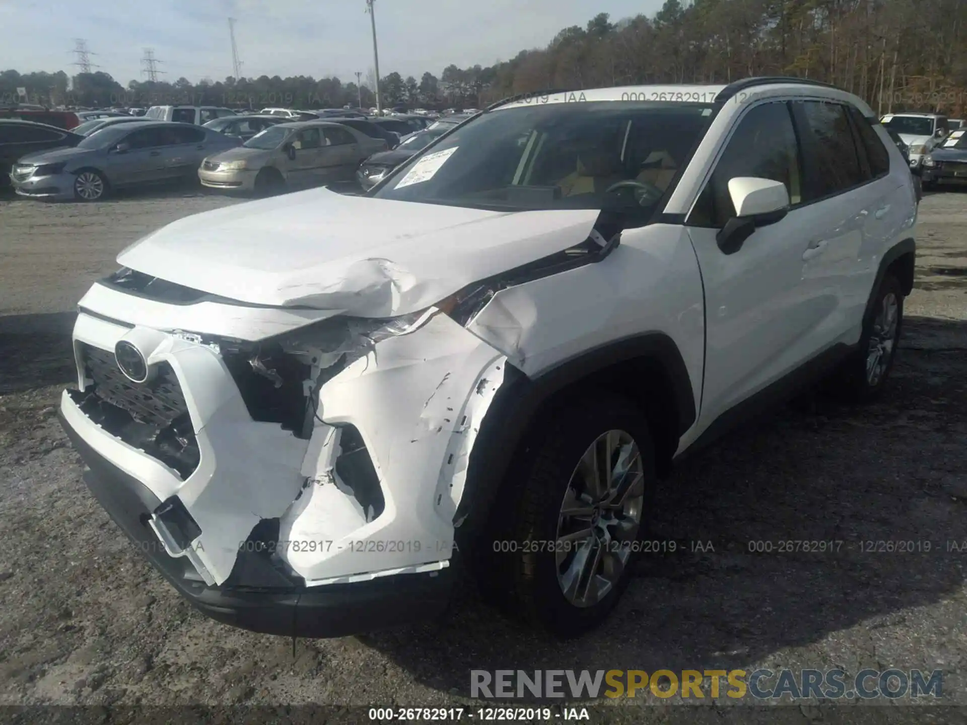 2 Photograph of a damaged car JTMC1RFV8KD510917 TOYOTA RAV4 2019