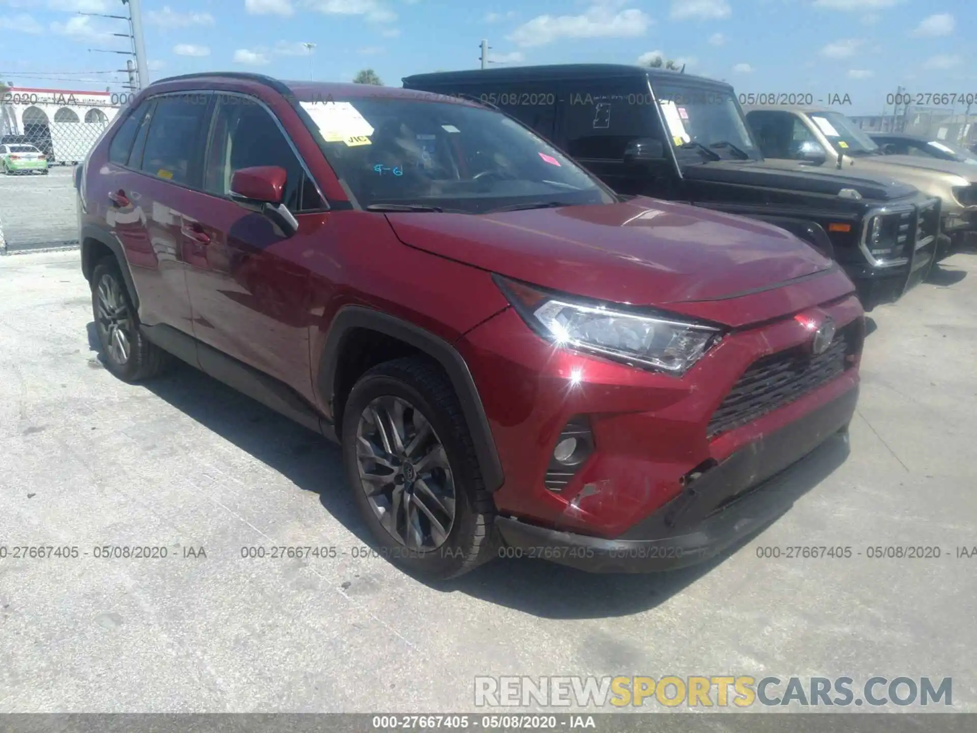 1 Photograph of a damaged car JTMC1RFV8KJ001153 TOYOTA RAV4 2019