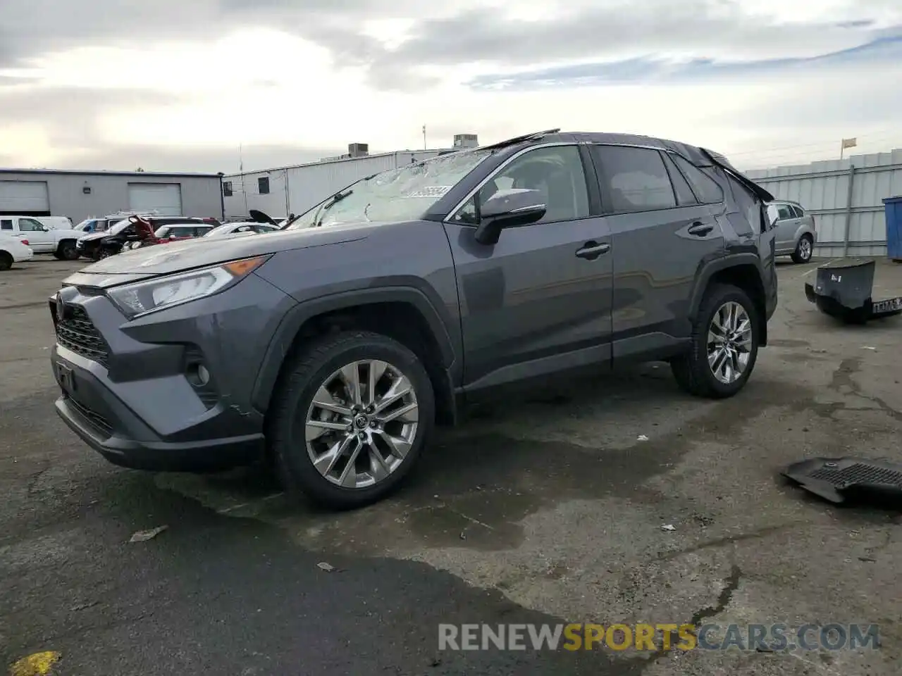 1 Photograph of a damaged car JTMC1RFV9KD003850 TOYOTA RAV4 2019