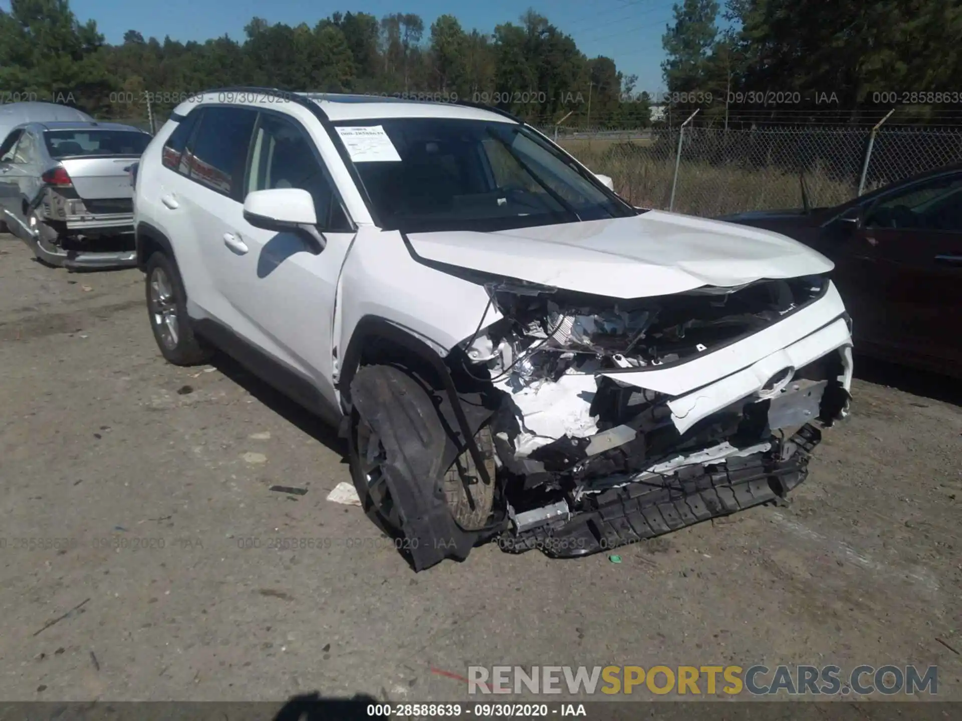 1 Photograph of a damaged car JTMC1RFV9KD008577 TOYOTA RAV4 2019