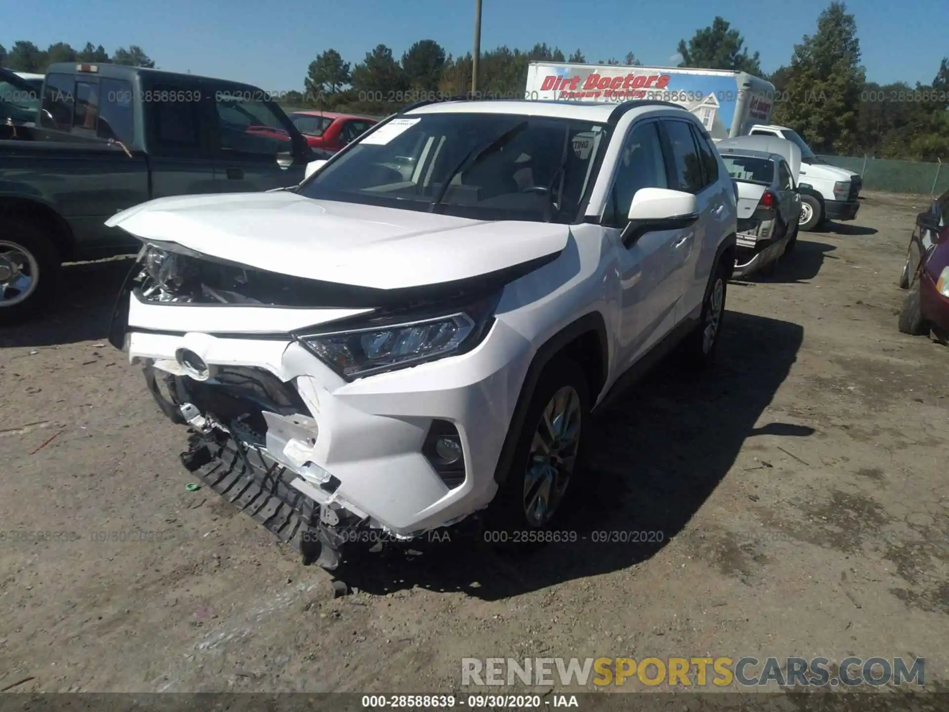 2 Photograph of a damaged car JTMC1RFV9KD008577 TOYOTA RAV4 2019