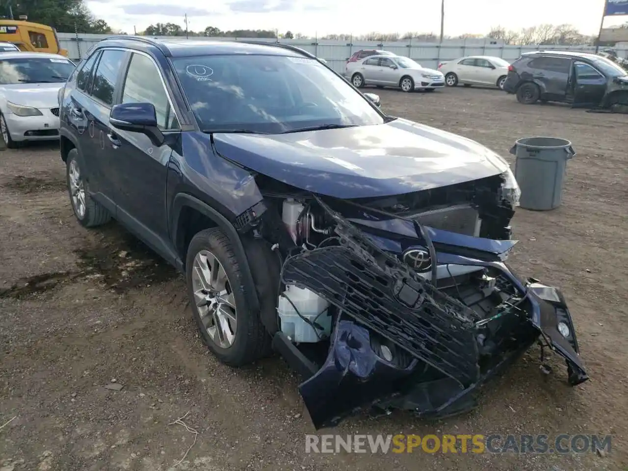 1 Photograph of a damaged car JTMC1RFV9KD011950 TOYOTA RAV4 2019