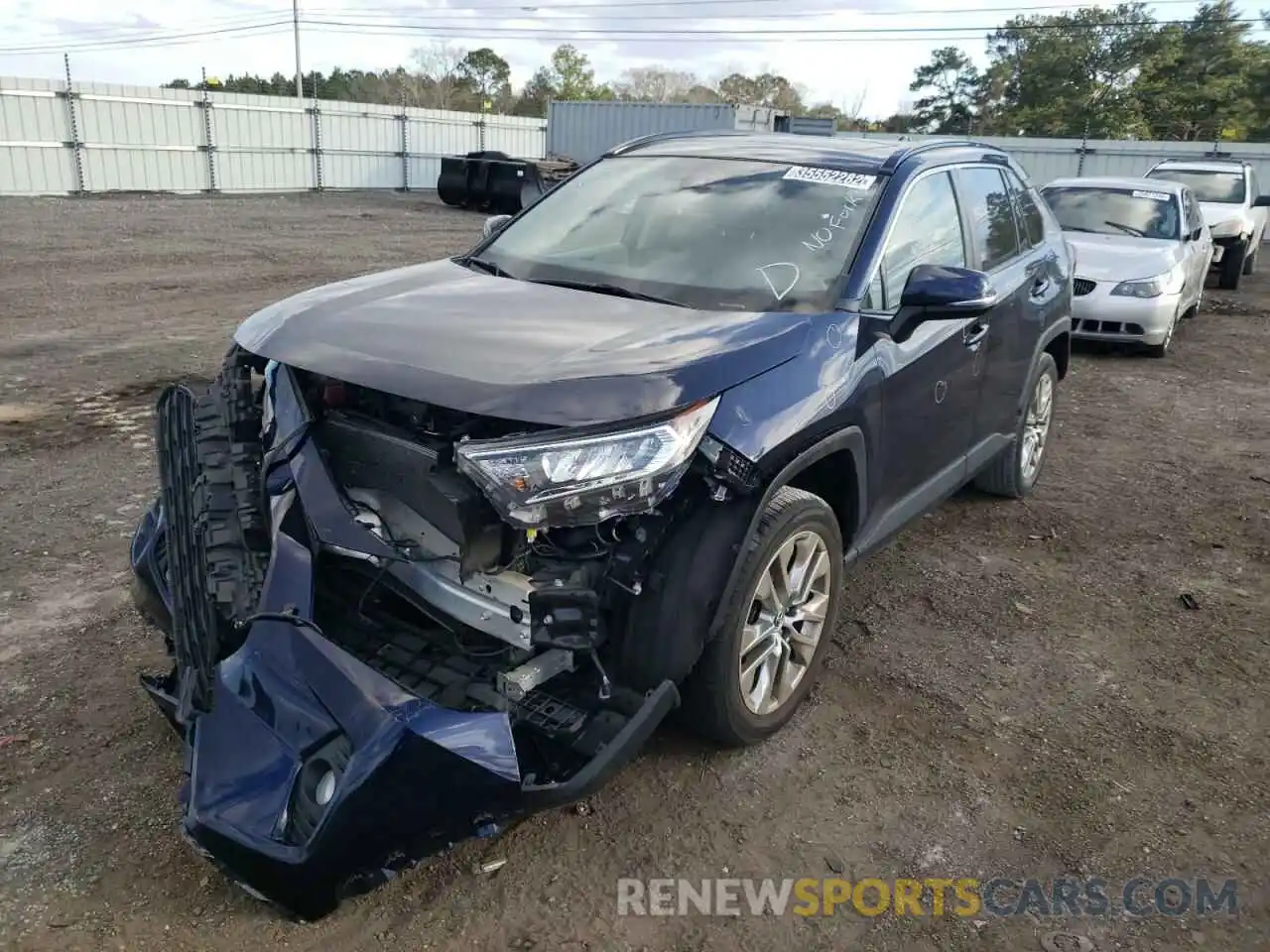 2 Photograph of a damaged car JTMC1RFV9KD011950 TOYOTA RAV4 2019