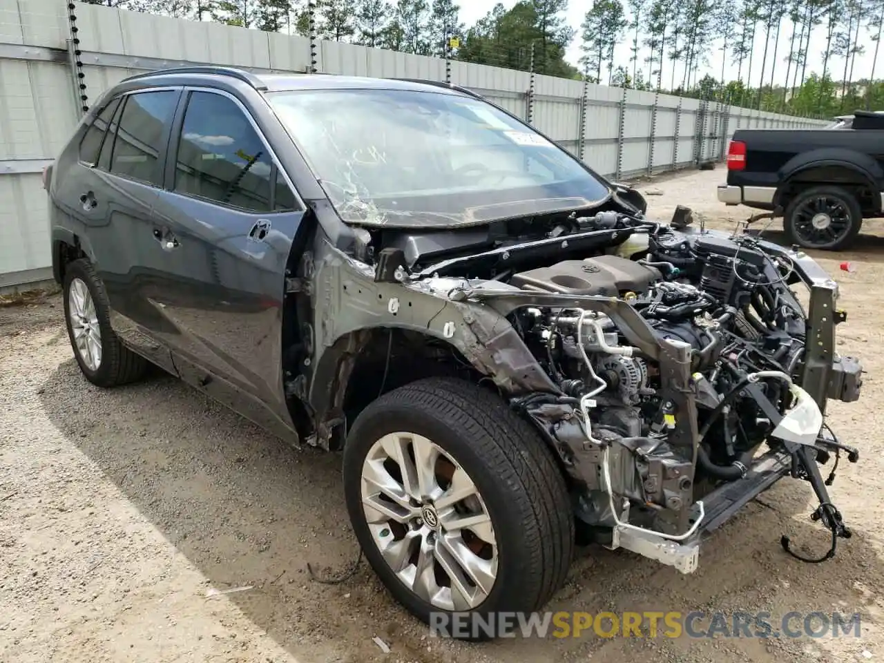 1 Photograph of a damaged car JTMC1RFV9KD021023 TOYOTA RAV4 2019