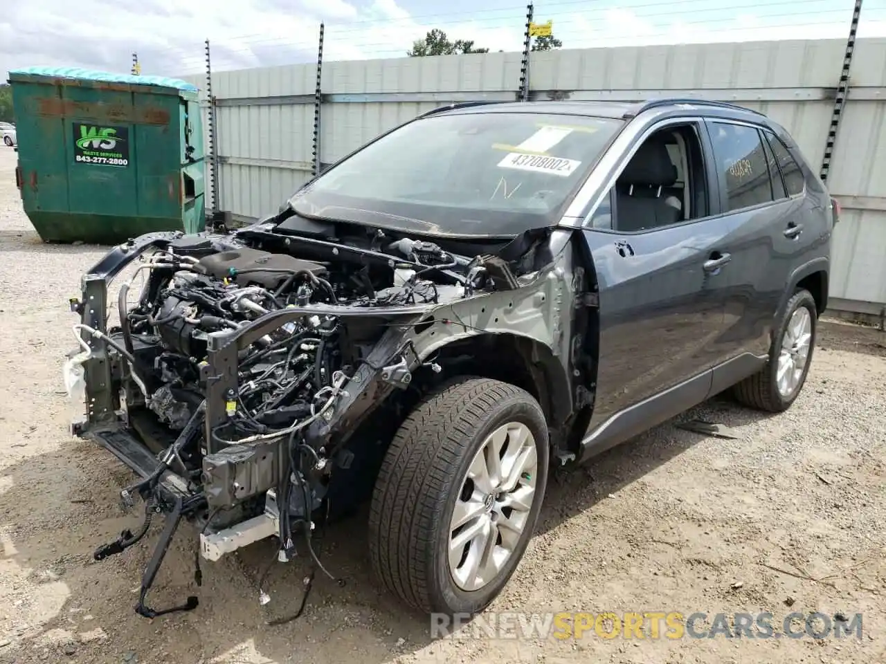 2 Photograph of a damaged car JTMC1RFV9KD021023 TOYOTA RAV4 2019