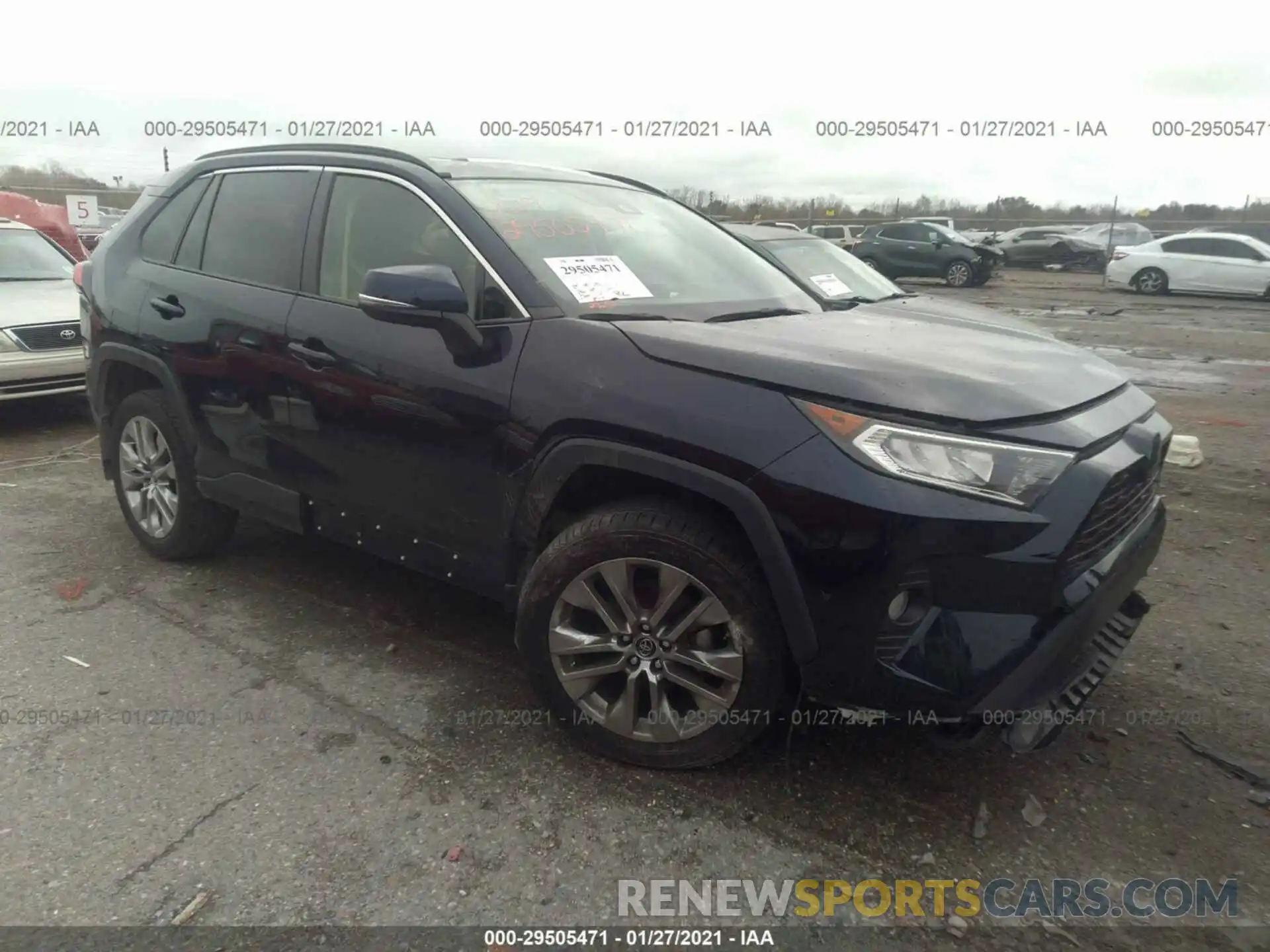 1 Photograph of a damaged car JTMC1RFV9KD021572 TOYOTA RAV4 2019