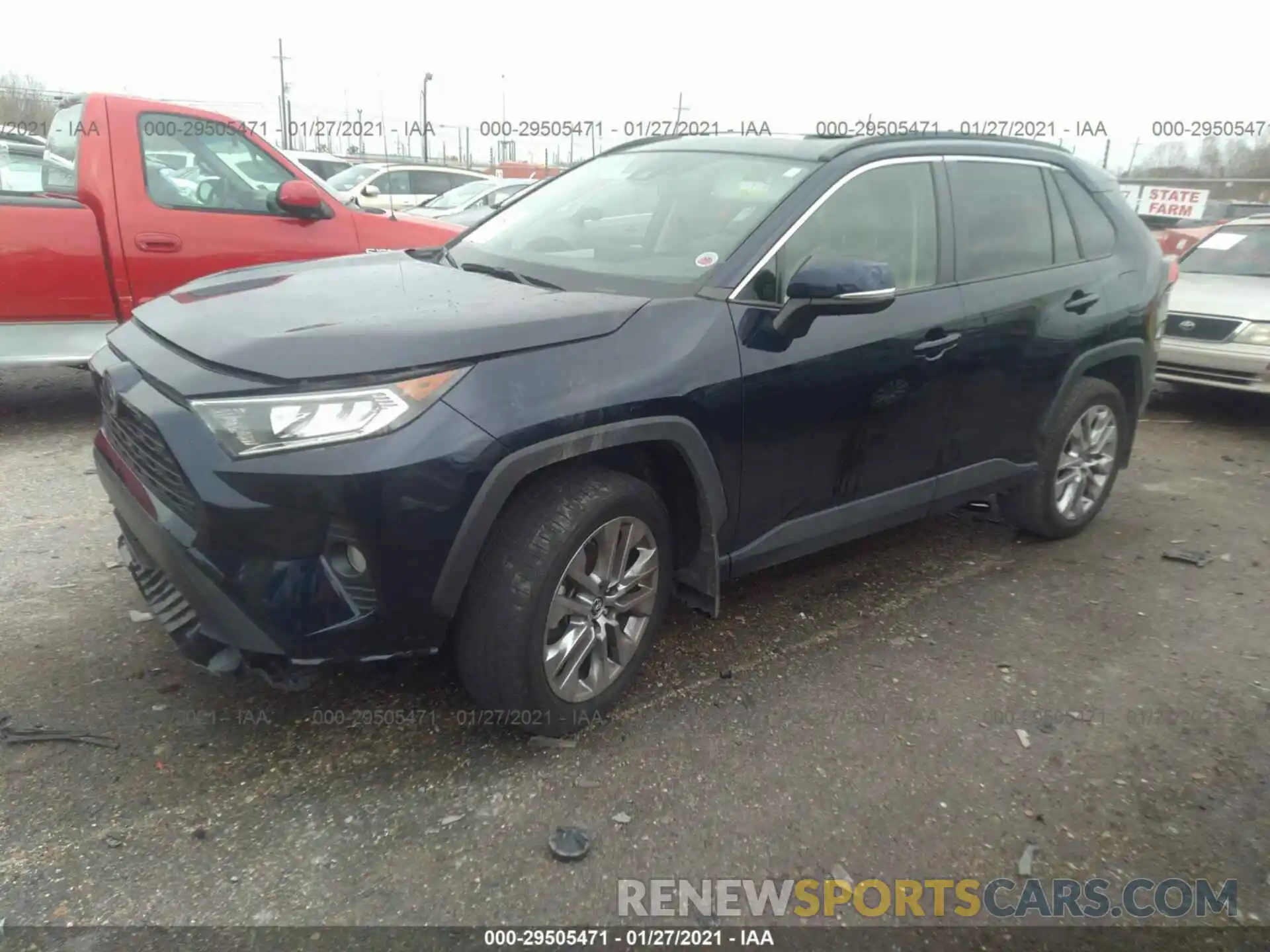 2 Photograph of a damaged car JTMC1RFV9KD021572 TOYOTA RAV4 2019