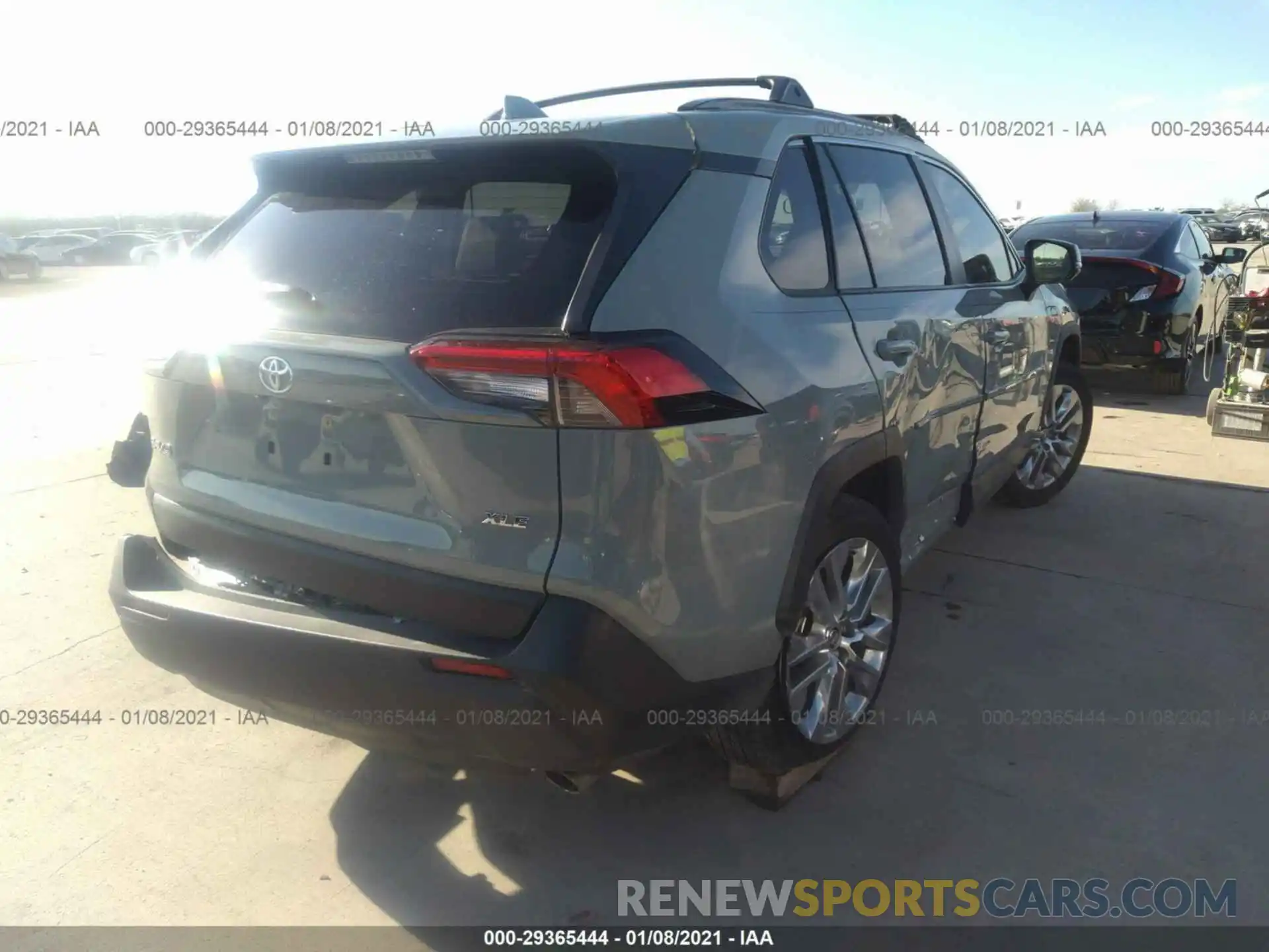 4 Photograph of a damaged car JTMC1RFV9KD021782 TOYOTA RAV4 2019