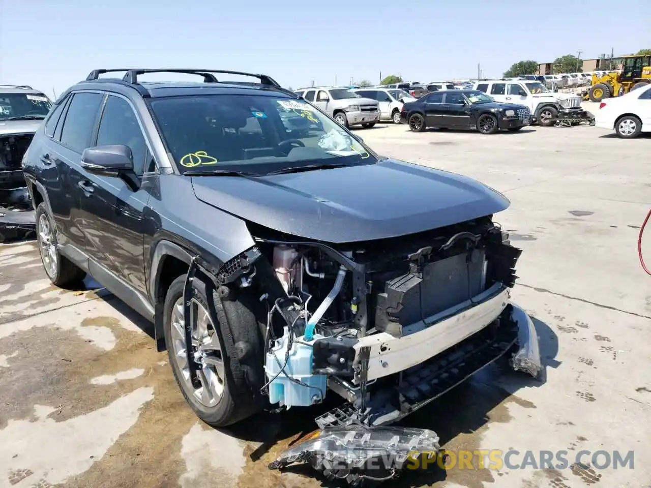 1 Photograph of a damaged car JTMC1RFV9KD507752 TOYOTA RAV4 2019