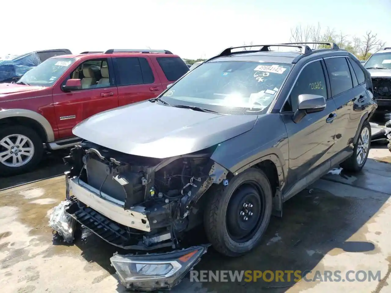 2 Photograph of a damaged car JTMC1RFV9KD507752 TOYOTA RAV4 2019