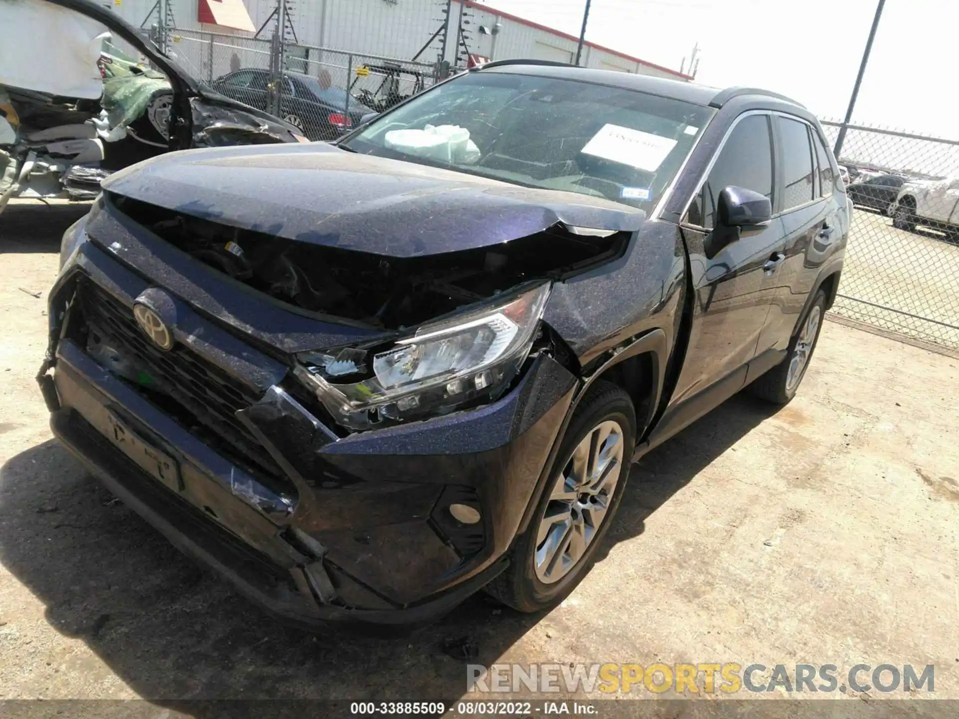 2 Photograph of a damaged car JTMC1RFV9KD512711 TOYOTA RAV4 2019