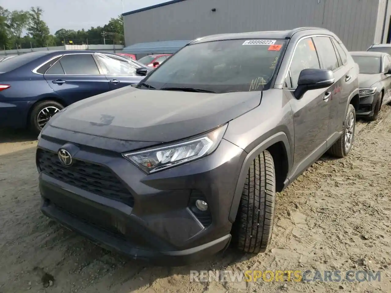 2 Photograph of a damaged car JTMC1RFV9KJ002554 TOYOTA RAV4 2019