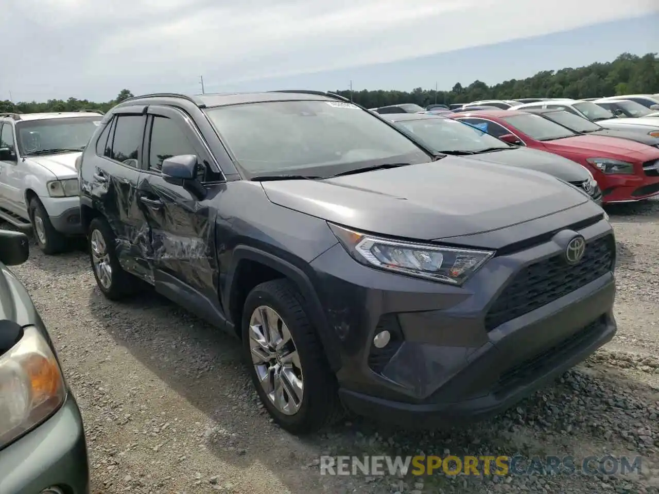 1 Photograph of a damaged car JTMC1RFVXKD007549 TOYOTA RAV4 2019