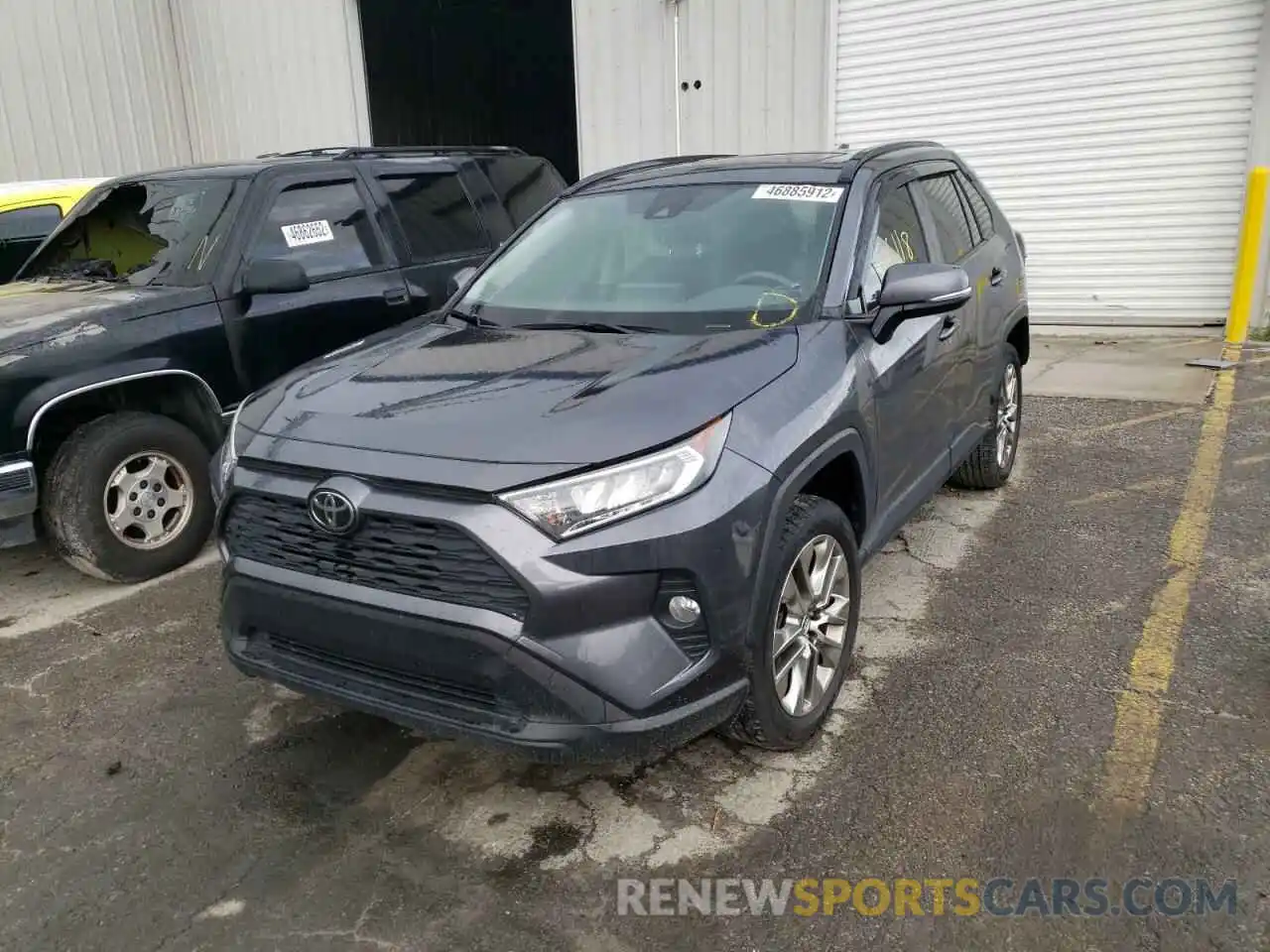 2 Фотография поврежденного автомобиля JTMC1RFVXKD007549 TOYOTA RAV4 2019