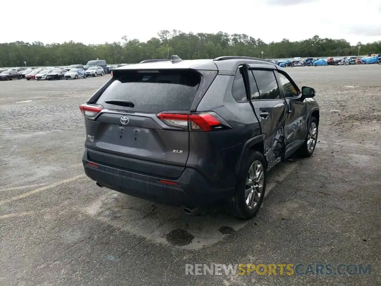 4 Photograph of a damaged car JTMC1RFVXKD007549 TOYOTA RAV4 2019