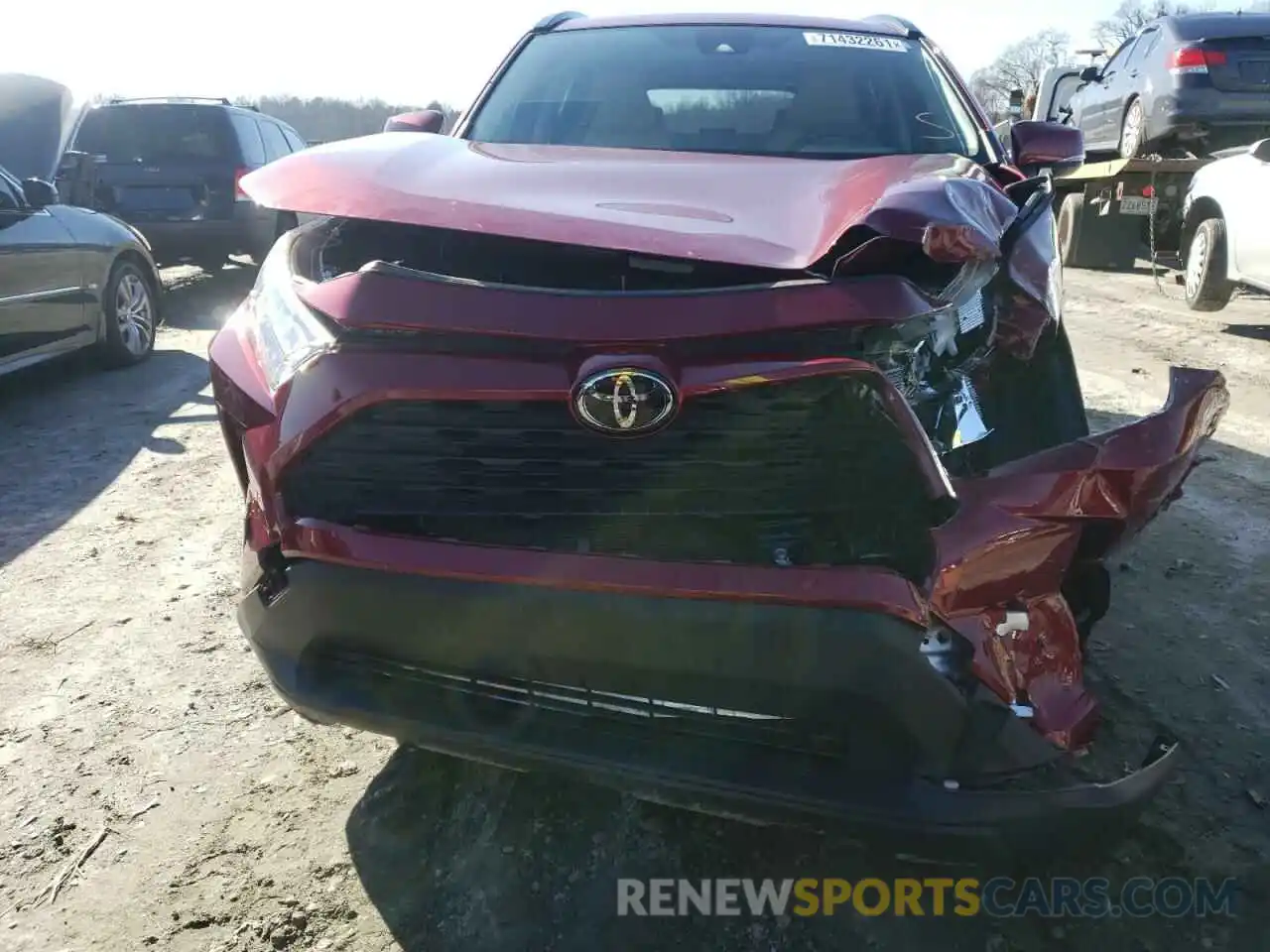 7 Photograph of a damaged car JTMC1RFVXKD015926 TOYOTA RAV4 2019