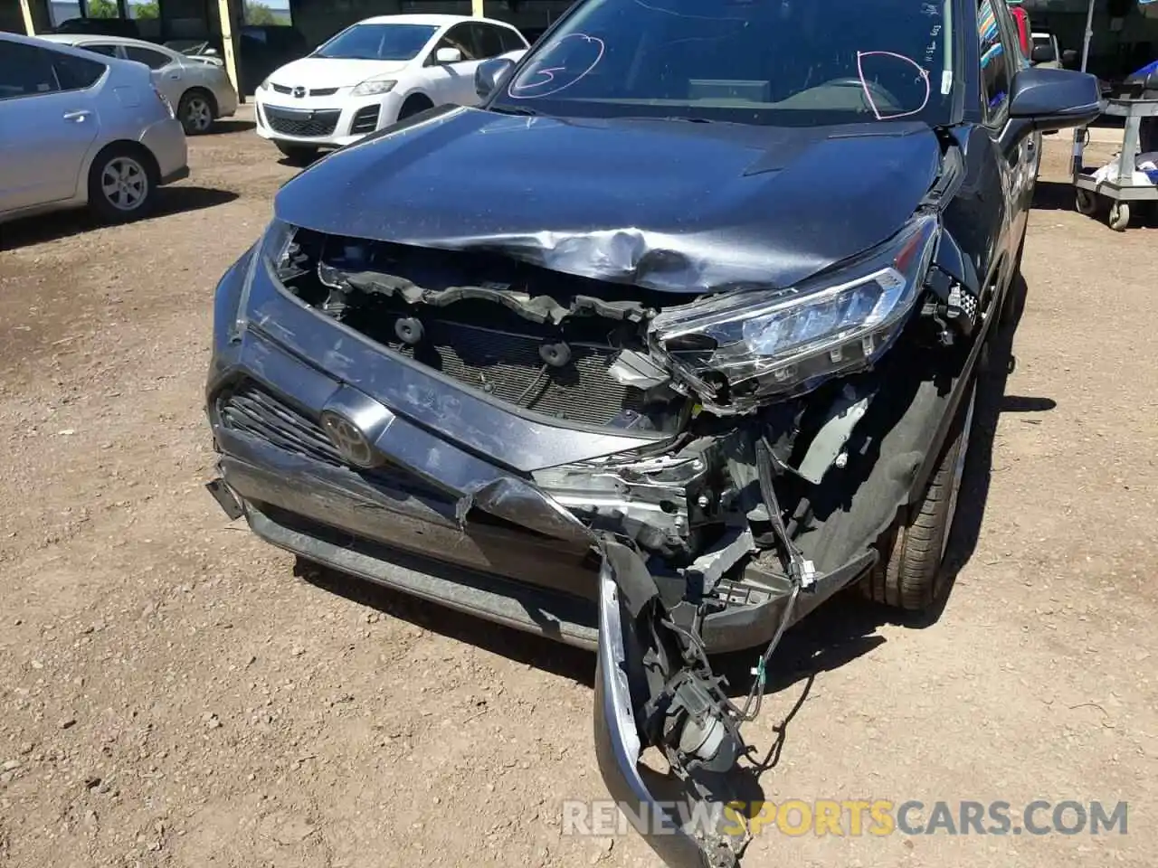 9 Photograph of a damaged car JTMC1RFVXKD028336 TOYOTA RAV4 2019