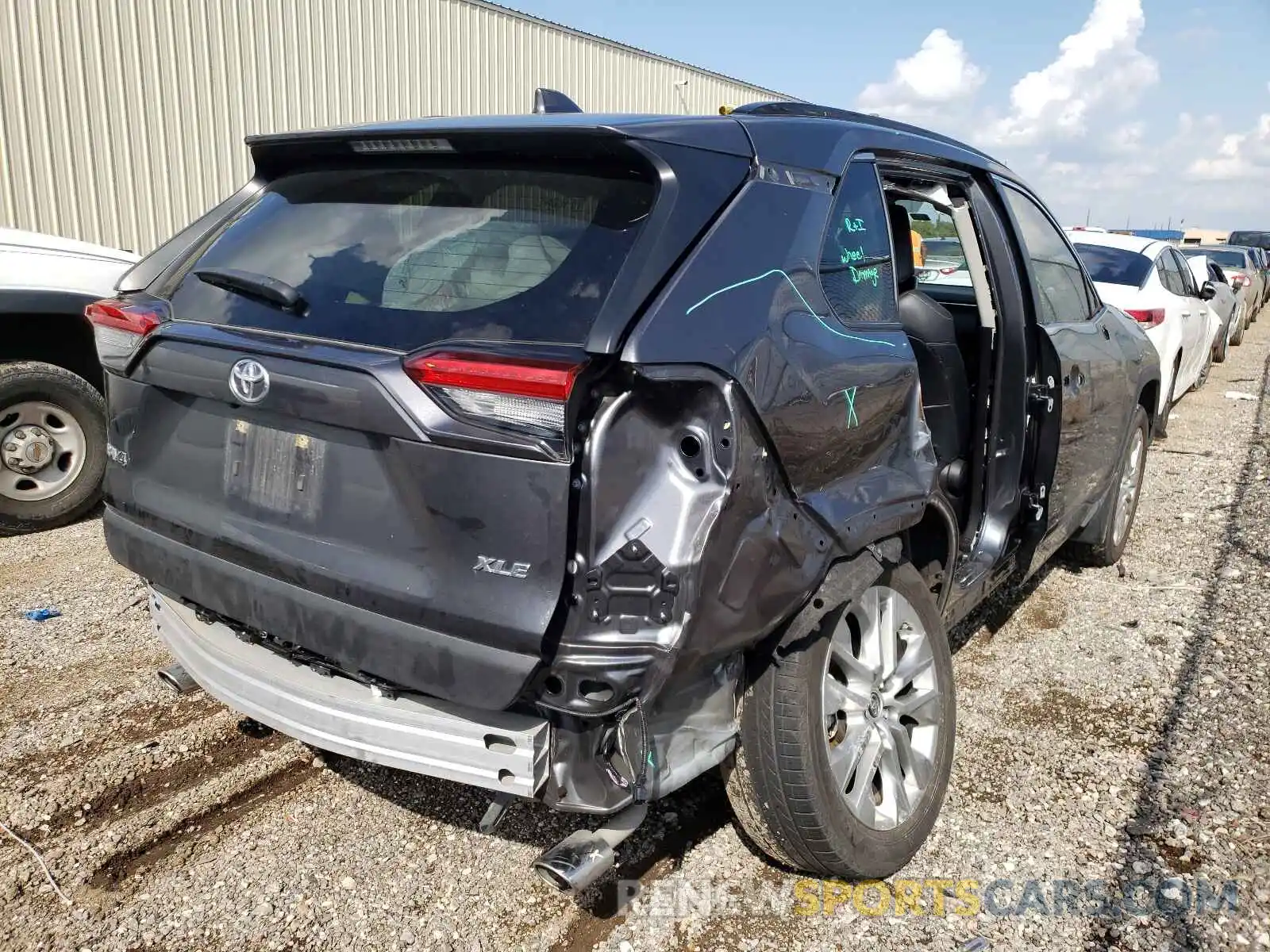 4 Photograph of a damaged car JTMC1RFVXKD029938 TOYOTA RAV4 2019