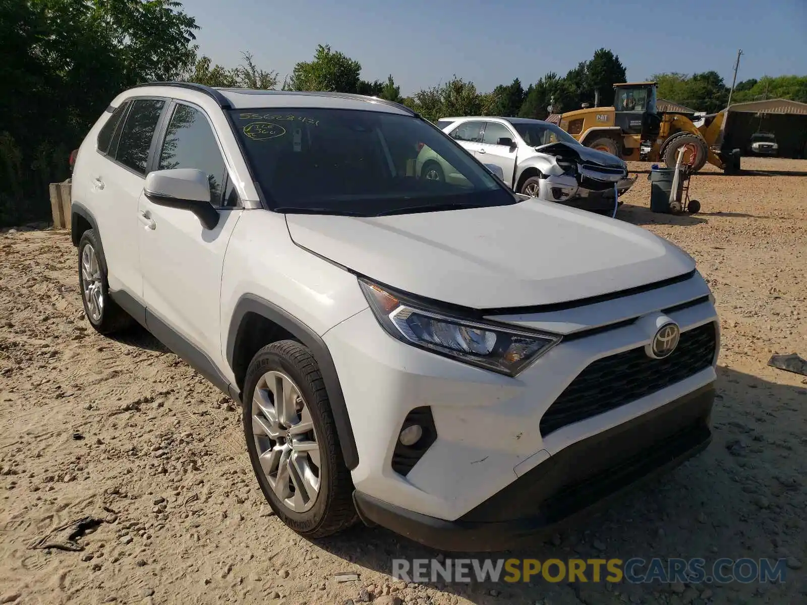 1 Photograph of a damaged car JTMC1RFVXKD032807 TOYOTA RAV4 2019