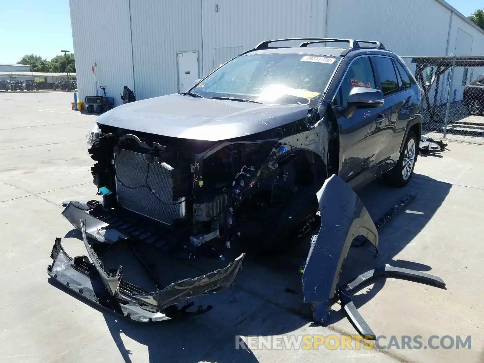 2 Photograph of a damaged car JTMC1RFVXKD040745 TOYOTA RAV4 2019