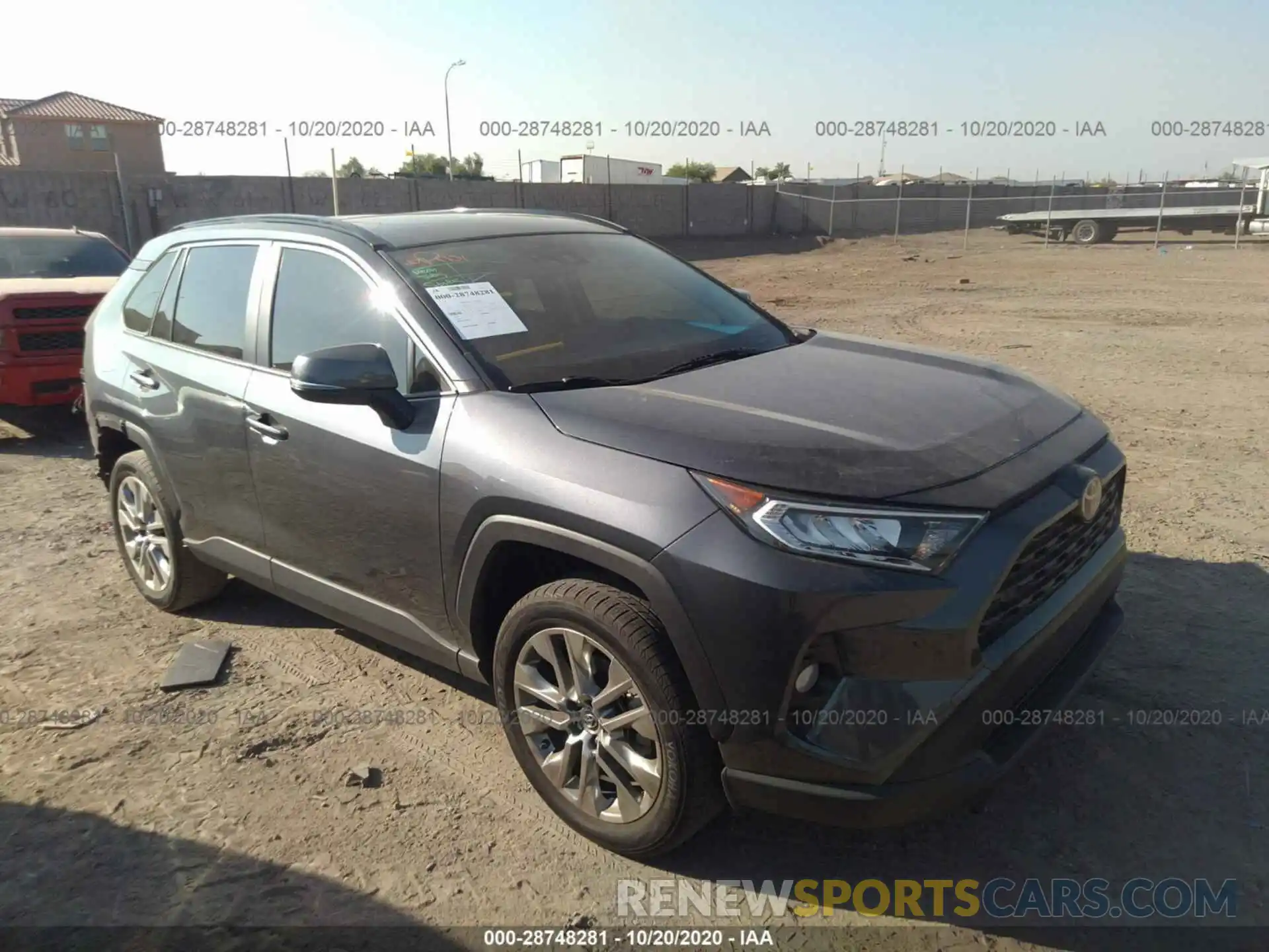 1 Photograph of a damaged car JTMC1RFVXKD505556 TOYOTA RAV4 2019