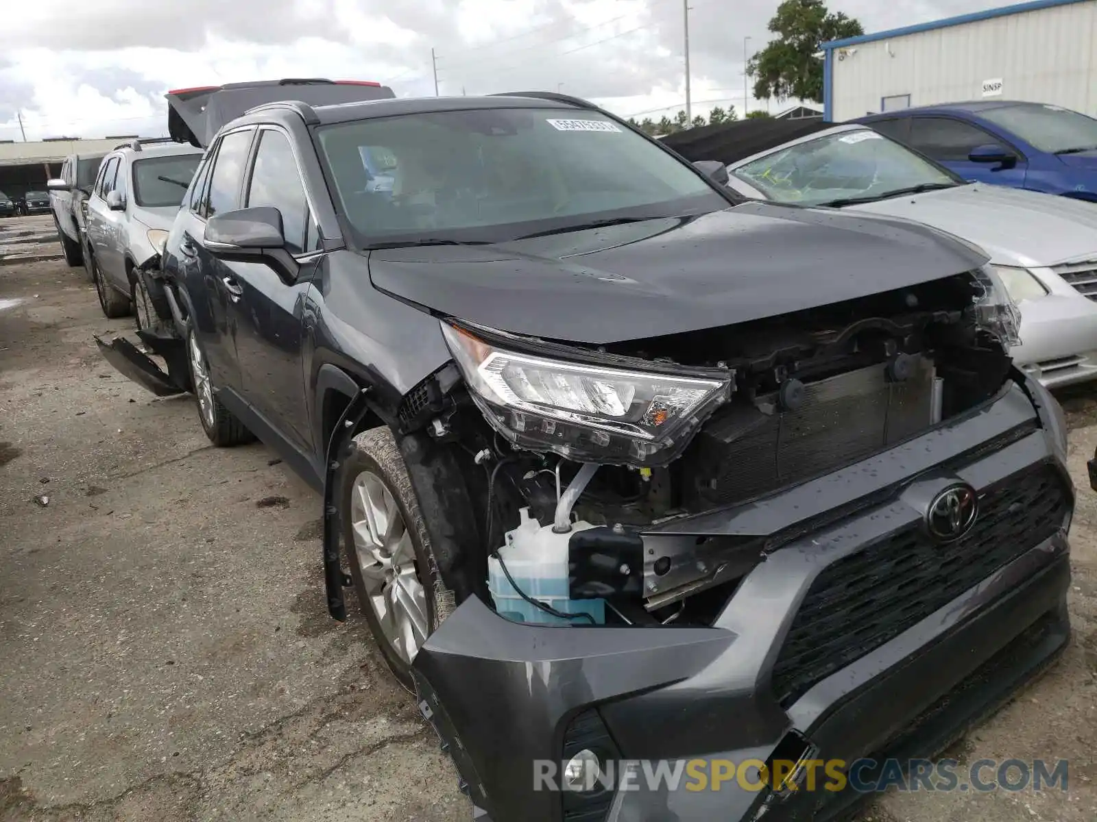 1 Photograph of a damaged car JTMC1RFVXKD514984 TOYOTA RAV4 2019