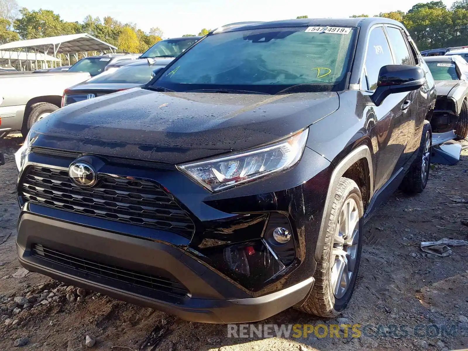 2 Photograph of a damaged car JTMC1RFVXKD516508 TOYOTA RAV4 2019