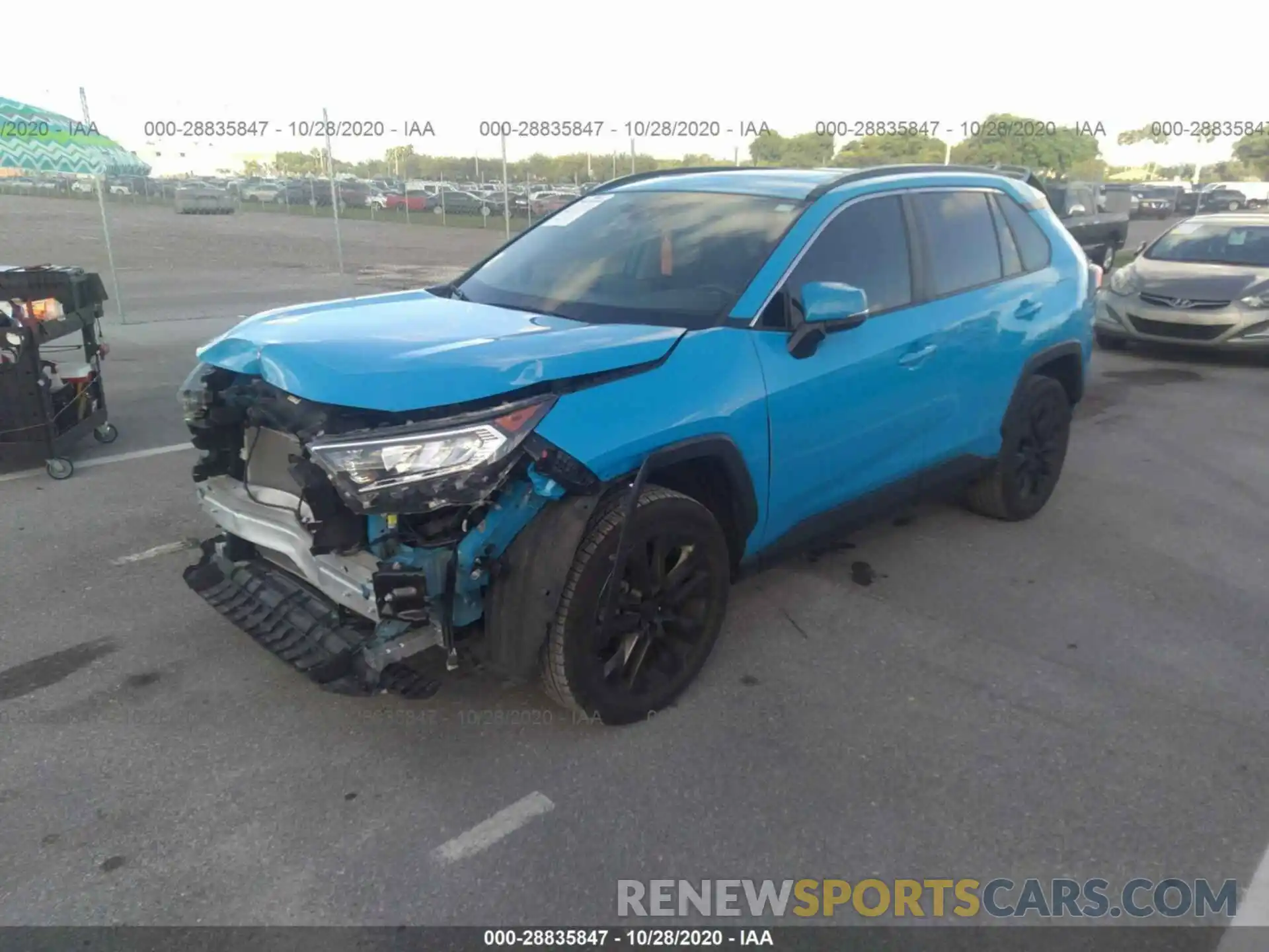 2 Фотография поврежденного автомобиля JTMC1RFVXKD516525 TOYOTA RAV4 2019