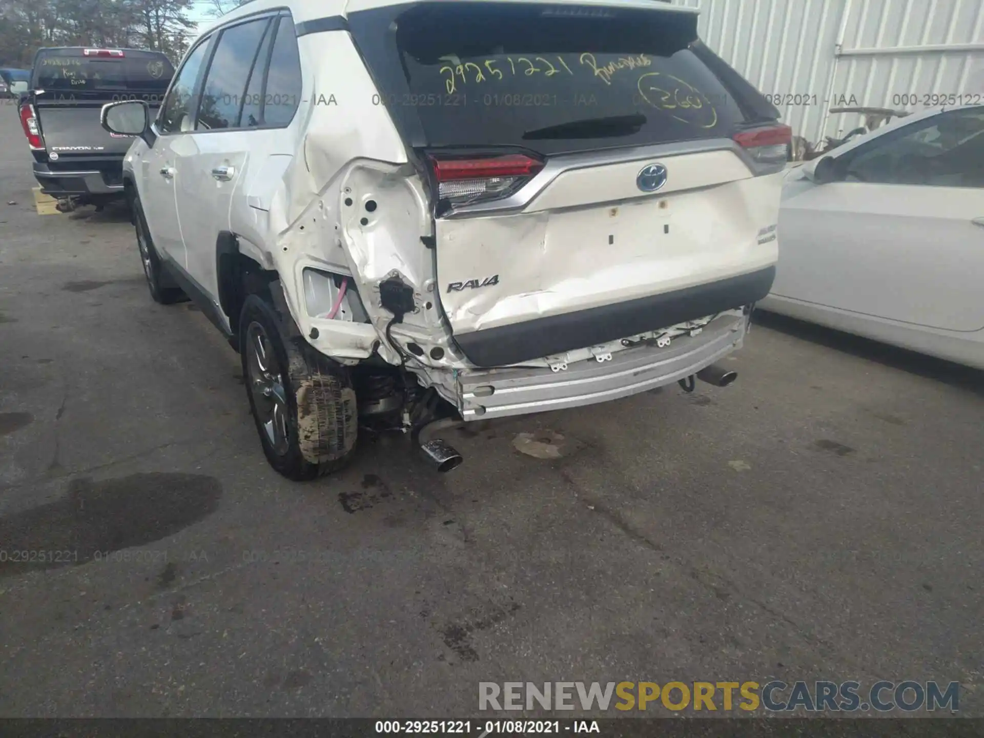 6 Фотография поврежденного автомобиля JTMDWRFV0KD003564 TOYOTA RAV4 2019