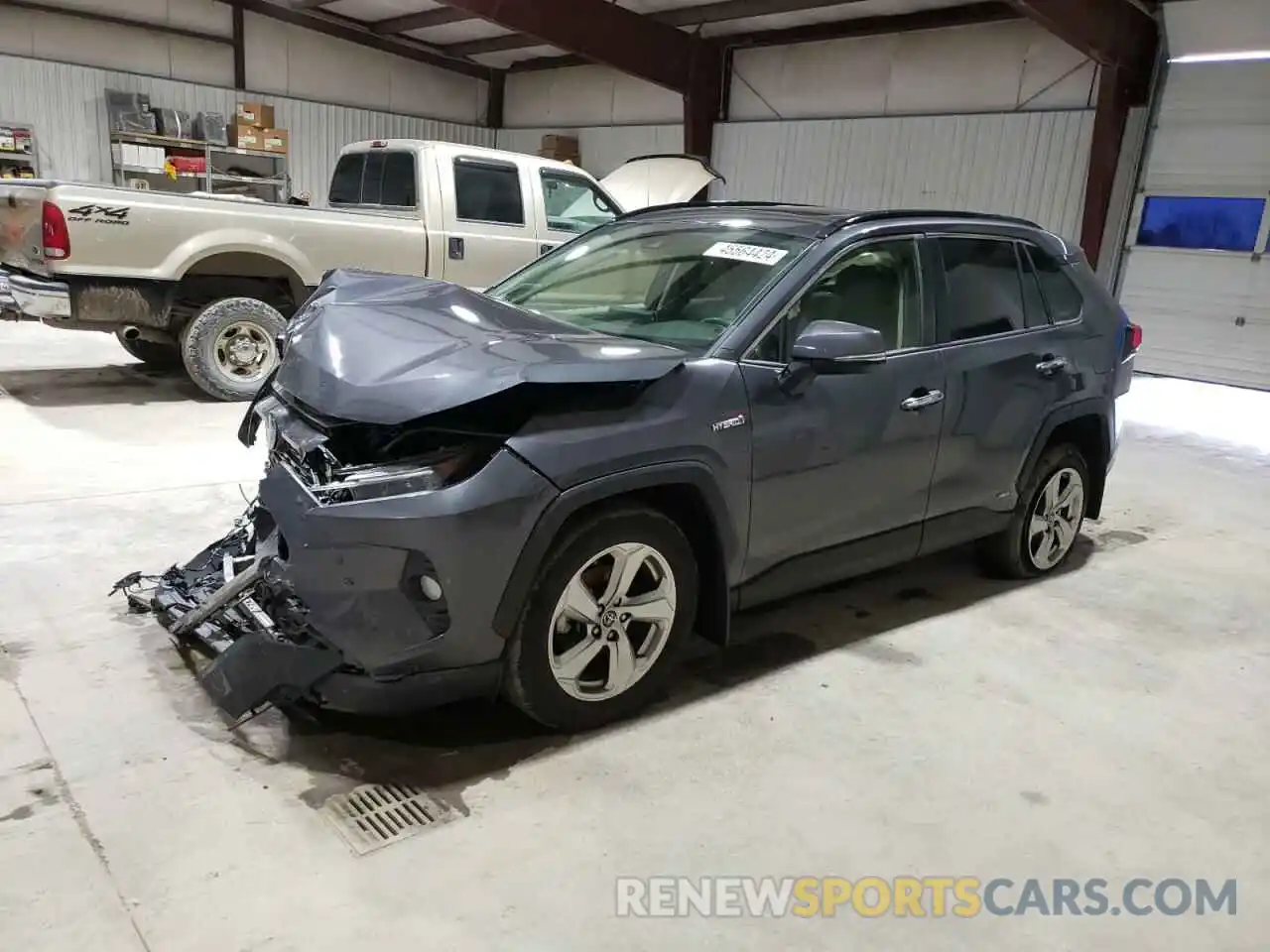 1 Photograph of a damaged car JTMDWRFV0KD030022 TOYOTA RAV4 2019