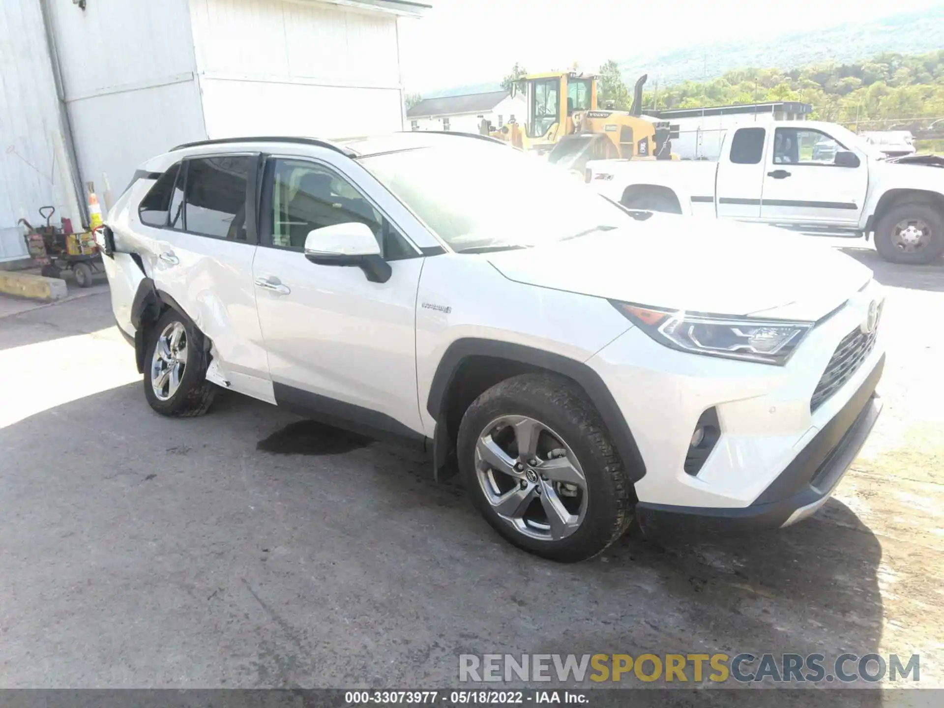 1 Photograph of a damaged car JTMDWRFV0KD502350 TOYOTA RAV4 2019