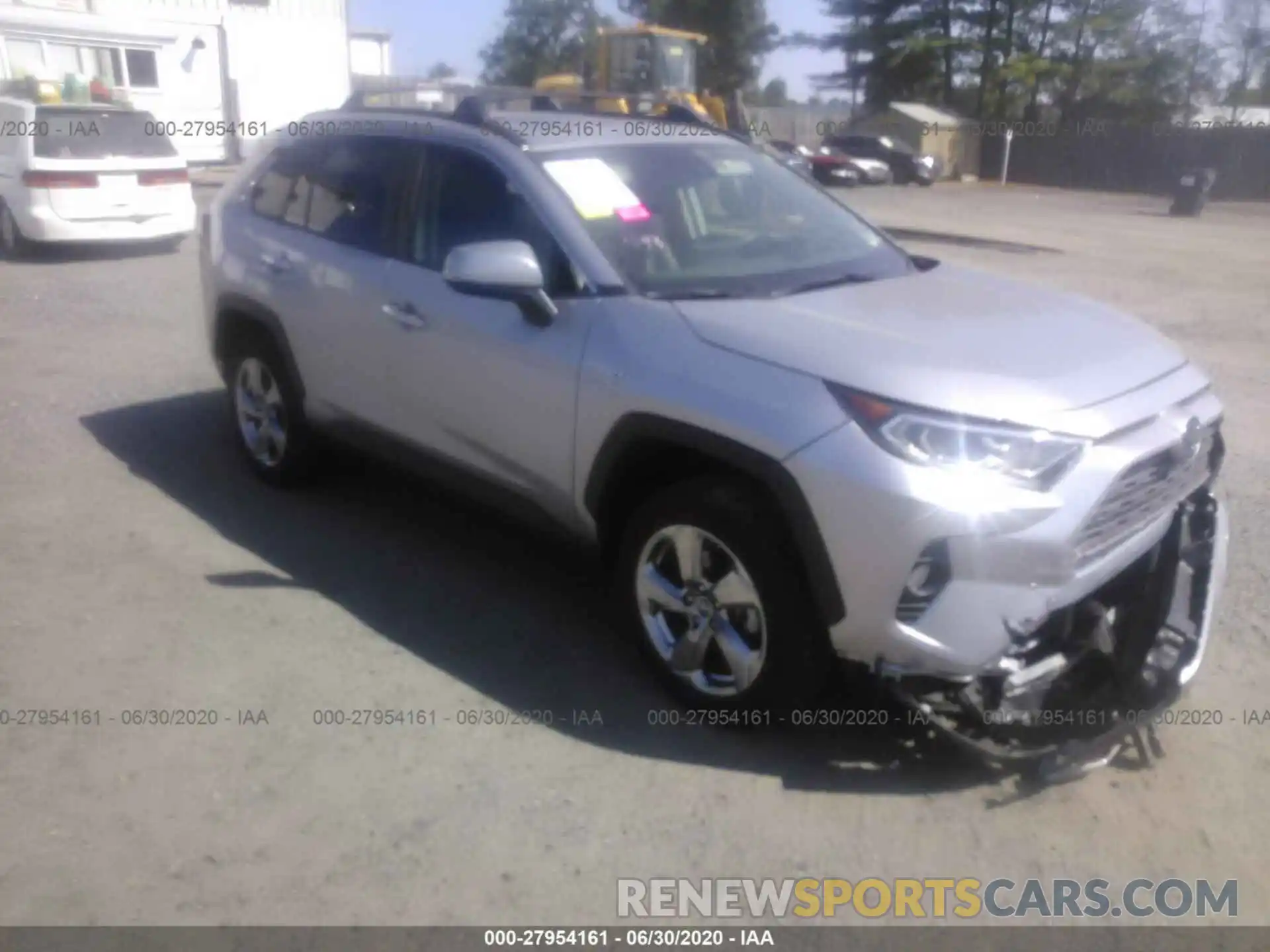 1 Photograph of a damaged car JTMDWRFV0KJ004697 TOYOTA RAV4 2019