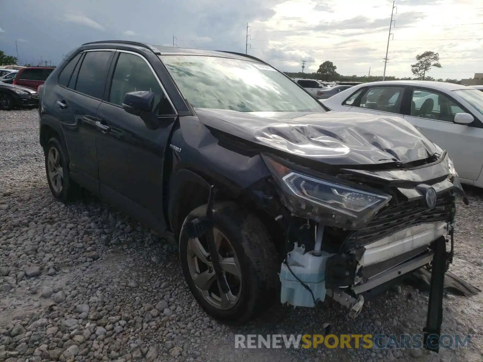 1 Photograph of a damaged car JTMDWRFV1KD012435 TOYOTA RAV4 2019