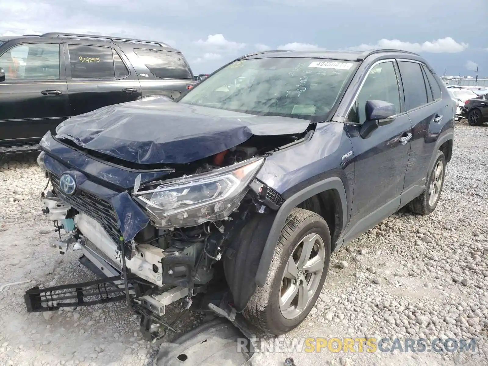 2 Photograph of a damaged car JTMDWRFV1KD012435 TOYOTA RAV4 2019