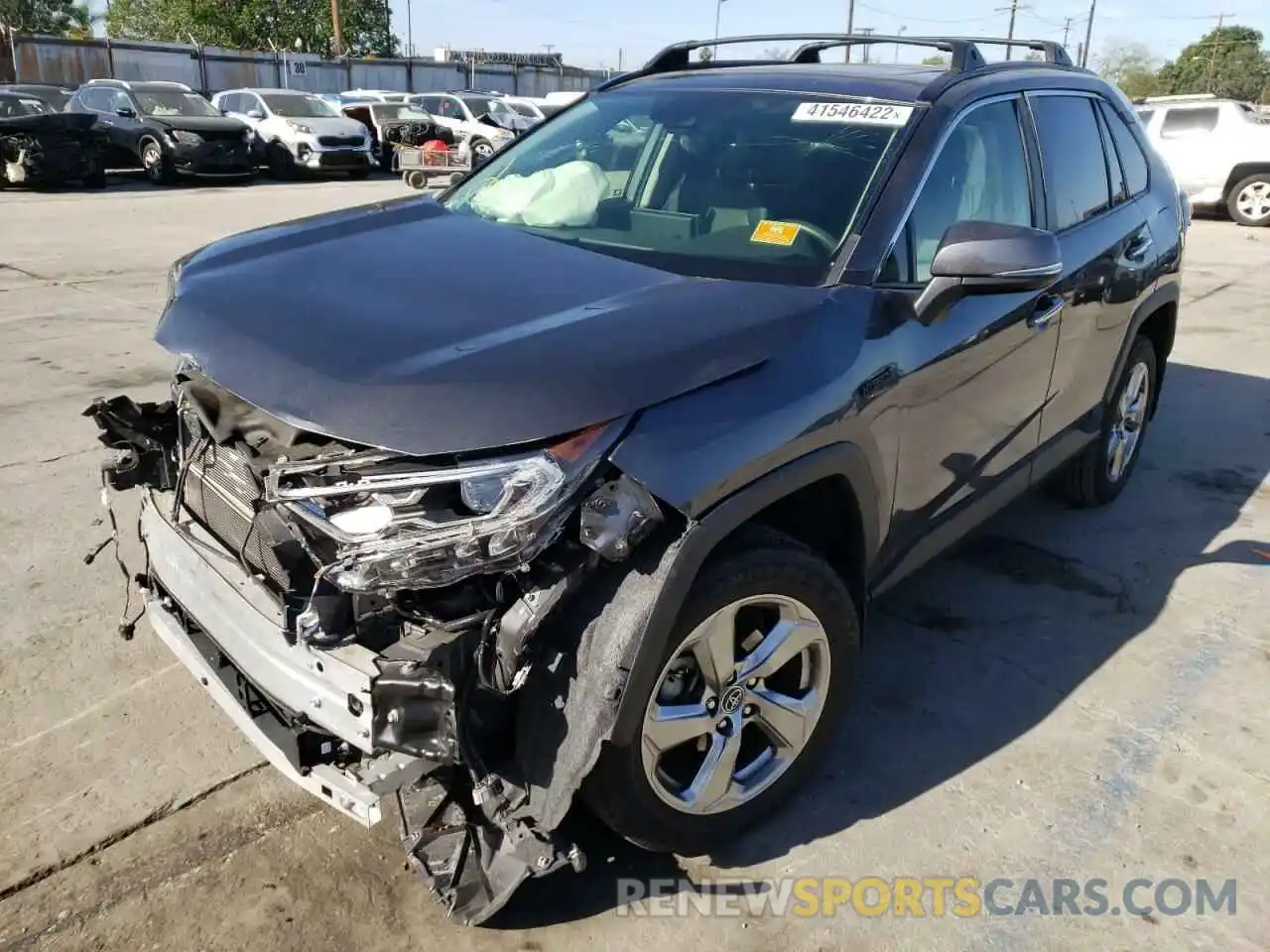 2 Photograph of a damaged car JTMDWRFV1KD027596 TOYOTA RAV4 2019