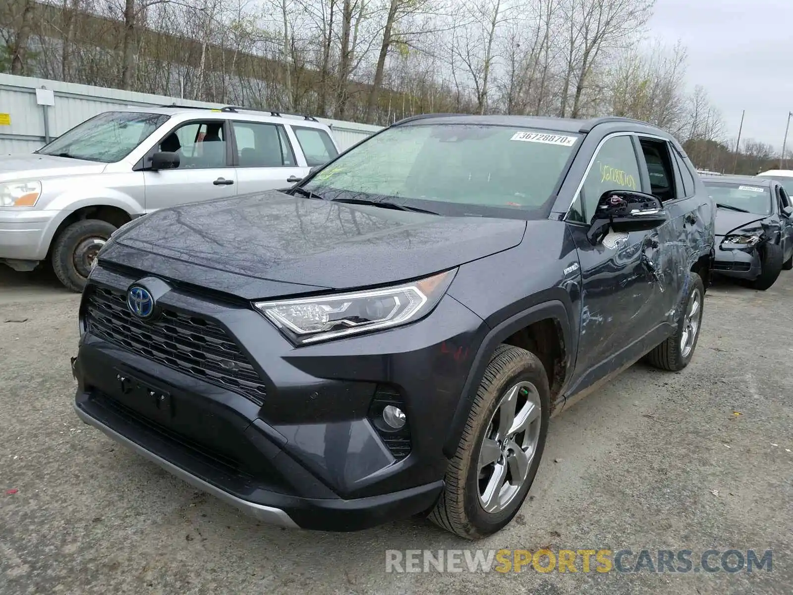 2 Фотография поврежденного автомобиля JTMDWRFV1KD032183 TOYOTA RAV4 2019