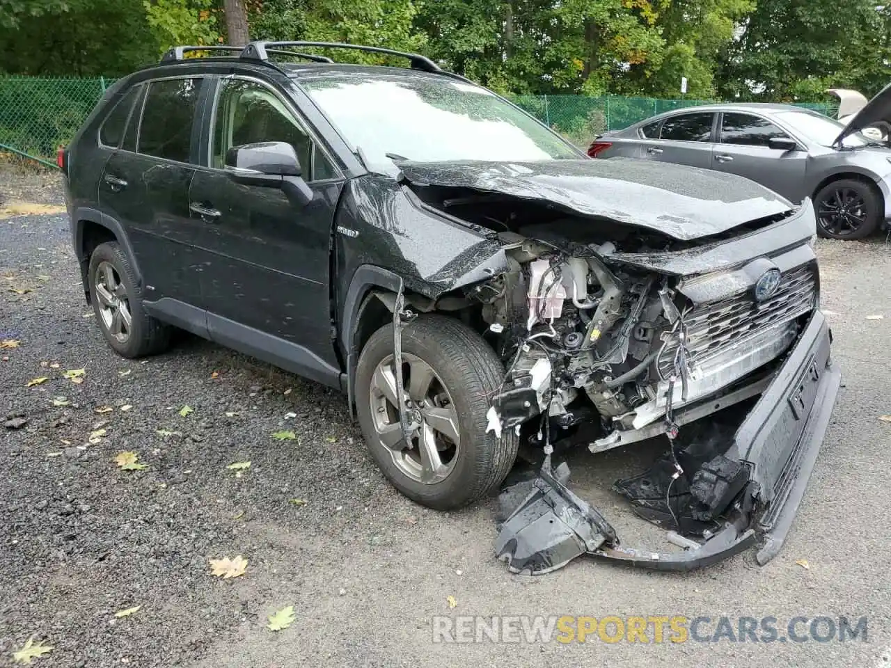 1 Photograph of a damaged car JTMDWRFV1KD034709 TOYOTA RAV4 2019