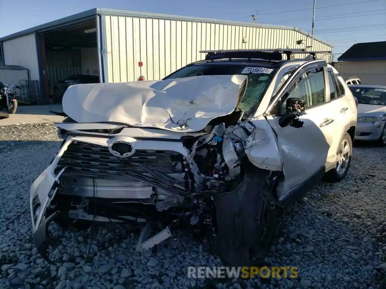 2 Photograph of a damaged car JTMDWRFV1KD511431 TOYOTA RAV4 2019