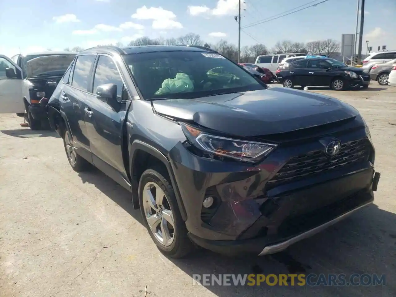 1 Photograph of a damaged car JTMDWRFV1KD513552 TOYOTA RAV4 2019