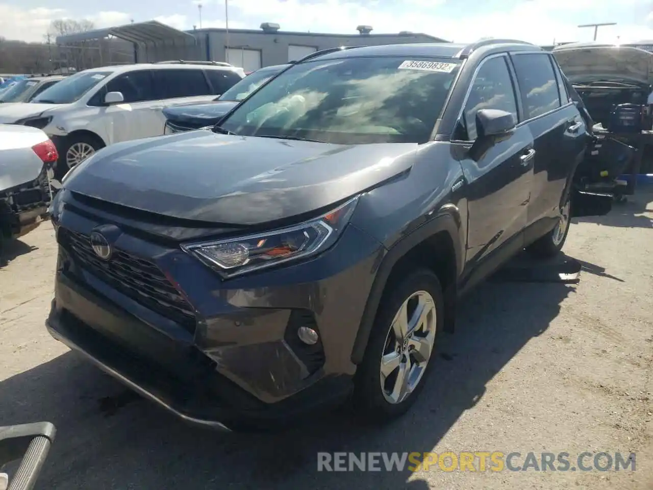 2 Photograph of a damaged car JTMDWRFV1KD513552 TOYOTA RAV4 2019