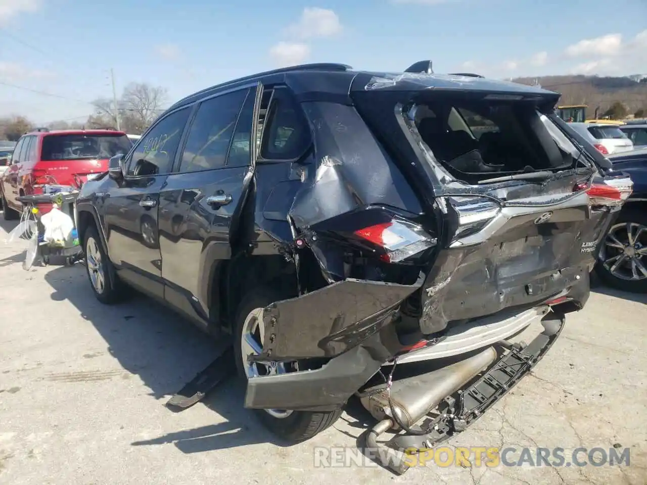 3 Фотография поврежденного автомобиля JTMDWRFV1KD513552 TOYOTA RAV4 2019