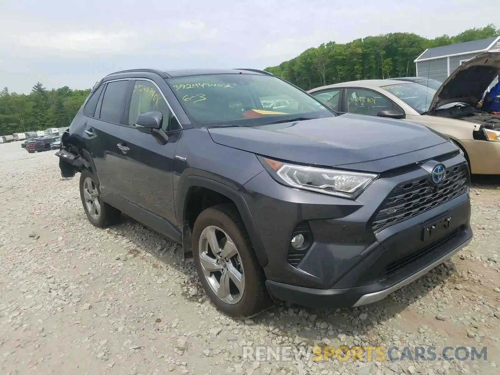 1 Photograph of a damaged car JTMDWRFV1KD516645 TOYOTA RAV4 2019