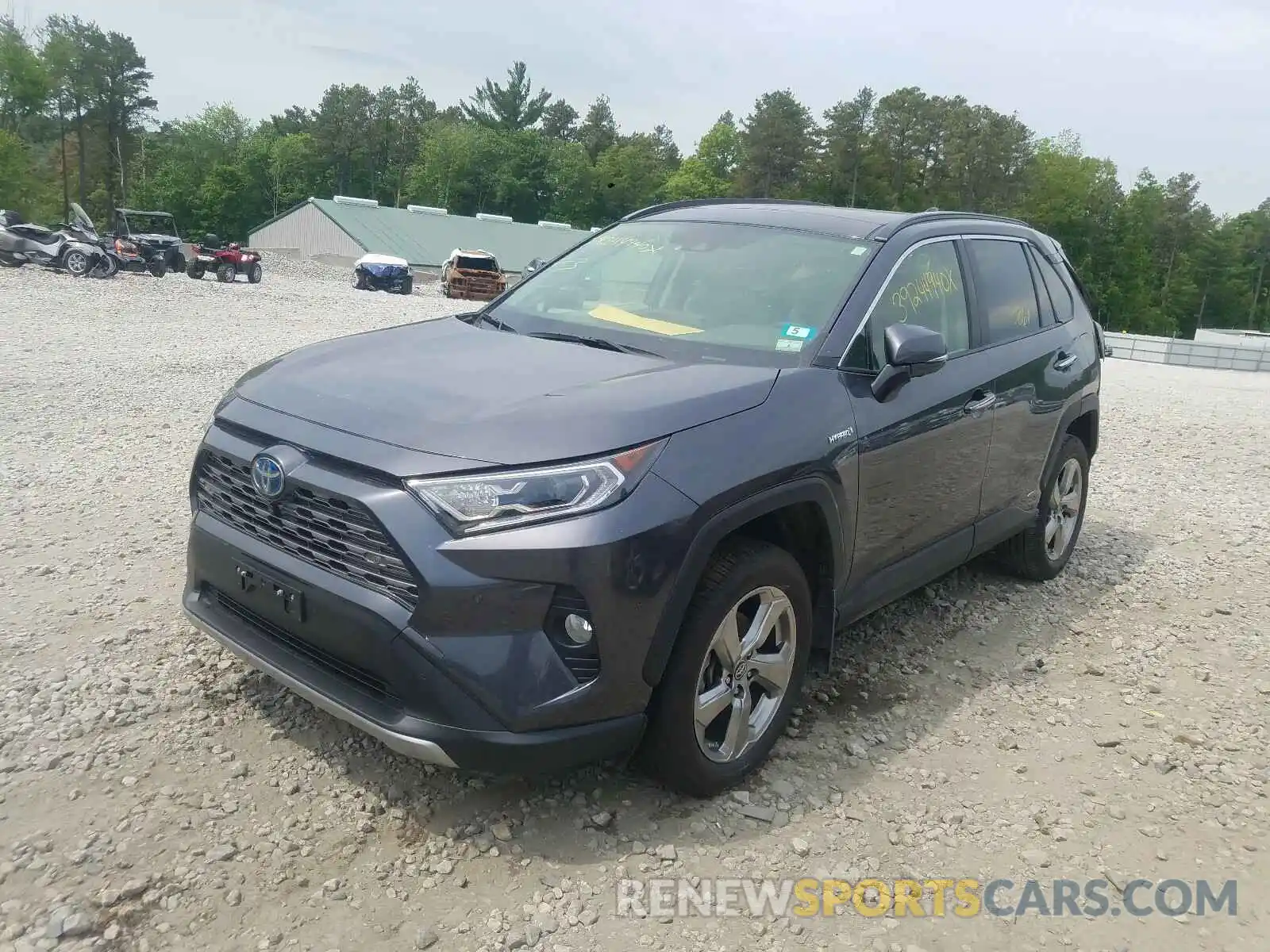 2 Фотография поврежденного автомобиля JTMDWRFV1KD516645 TOYOTA RAV4 2019