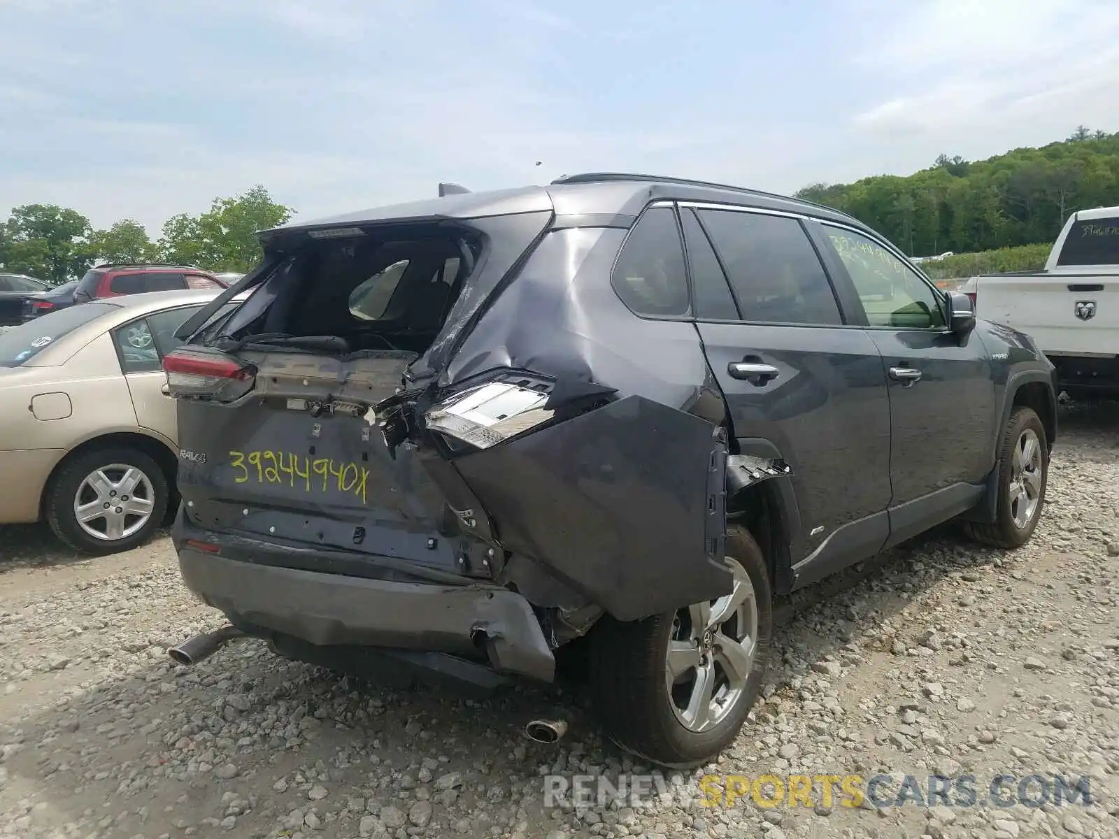 4 Фотография поврежденного автомобиля JTMDWRFV1KD516645 TOYOTA RAV4 2019