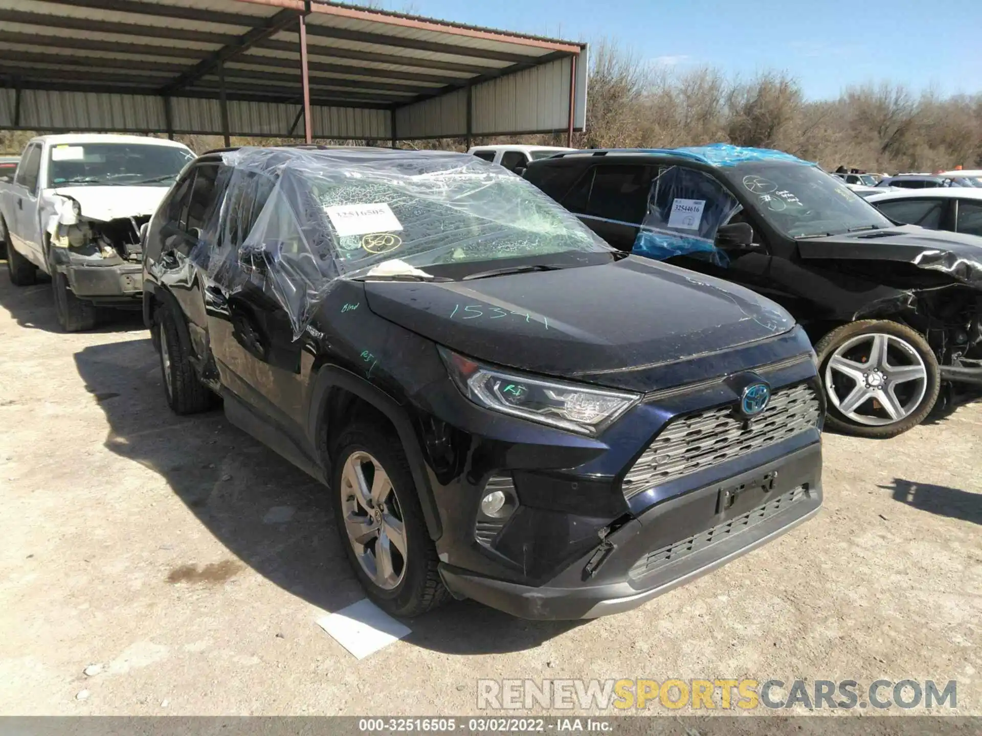 1 Photograph of a damaged car JTMDWRFV1KD521103 TOYOTA RAV4 2019