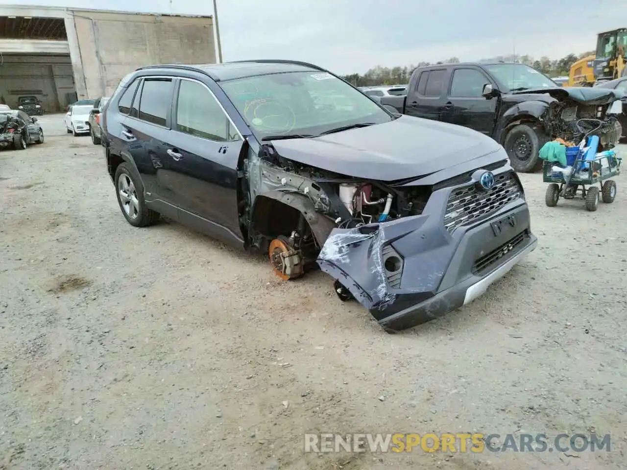 1 Photograph of a damaged car JTMDWRFV1KJ005924 TOYOTA RAV4 2019