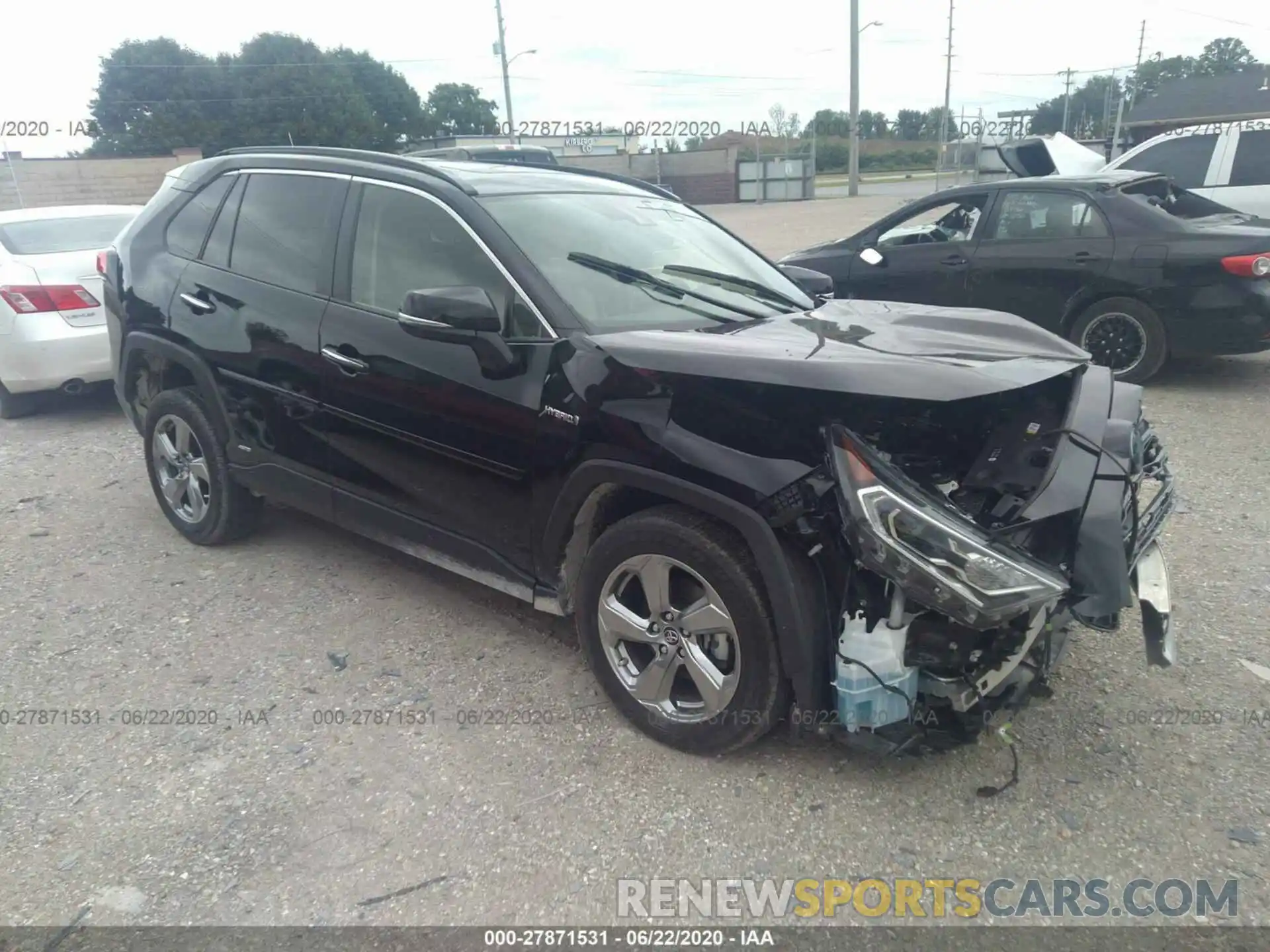 1 Photograph of a damaged car JTMDWRFV2KD006708 TOYOTA RAV4 2019